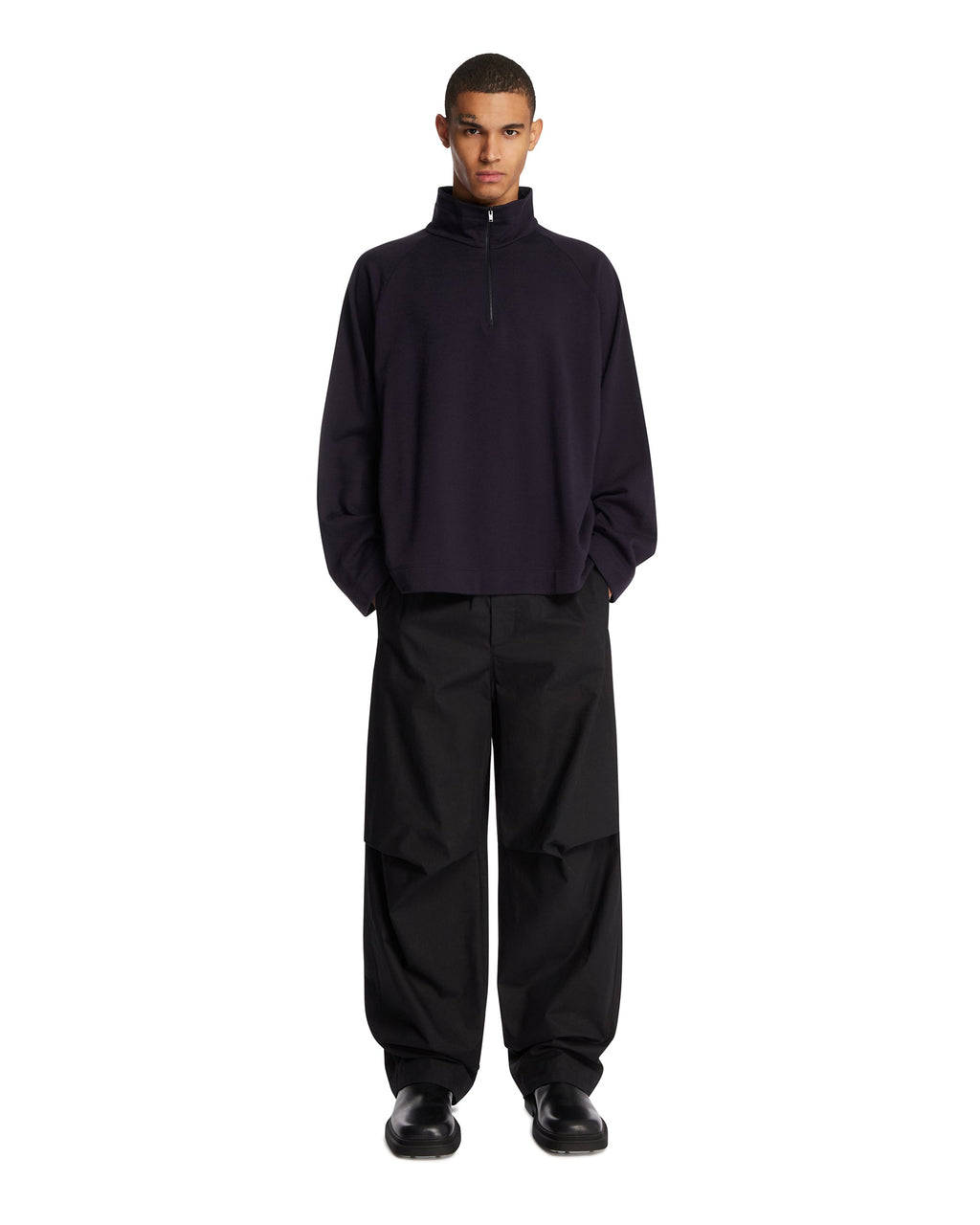 Blue Cotton And Cashmere Top The row – Гарантія оригінальності – детальний вид