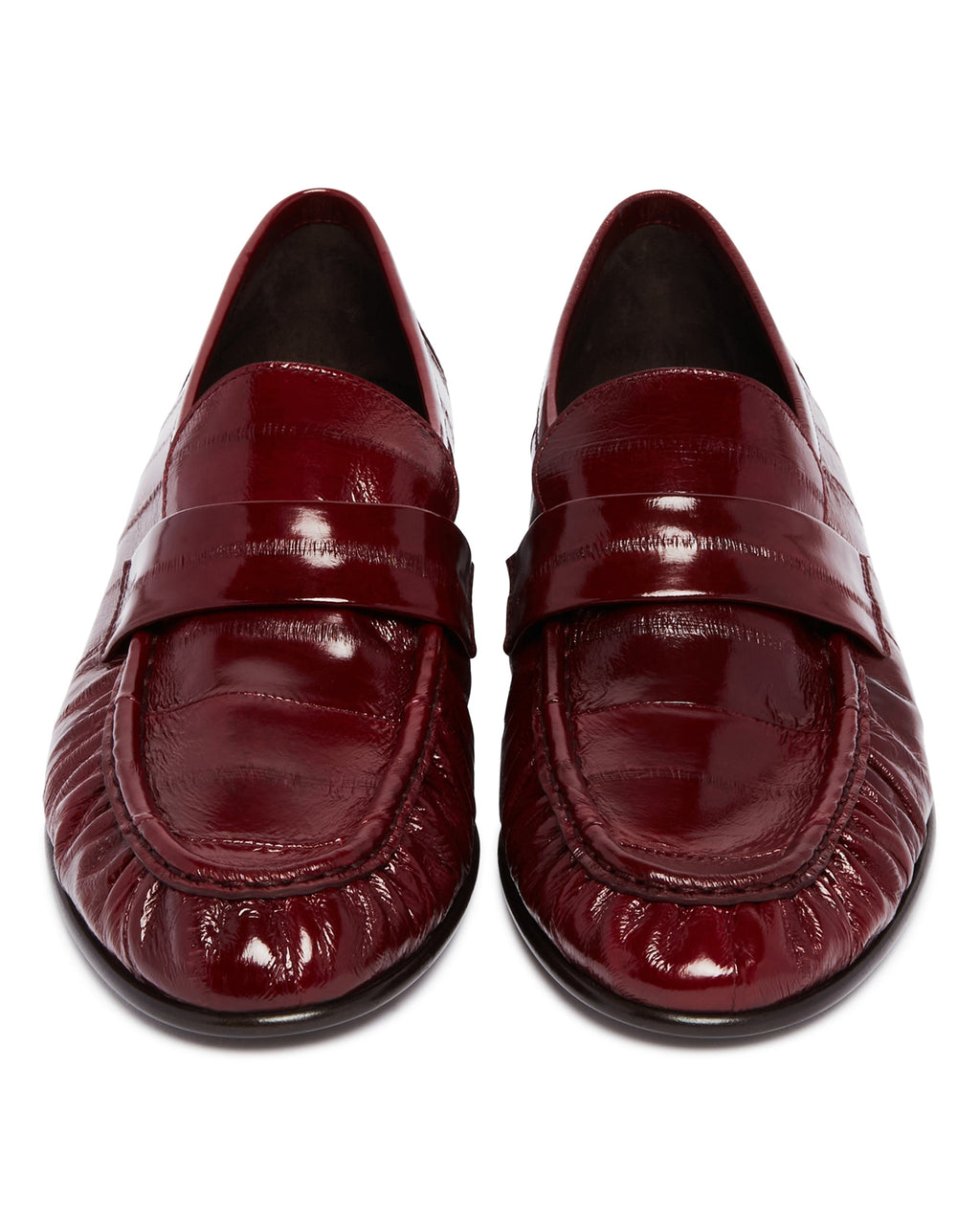 Burgundy Patent Leather Loafers The row – Гарантія оригінальності – збільшений вид