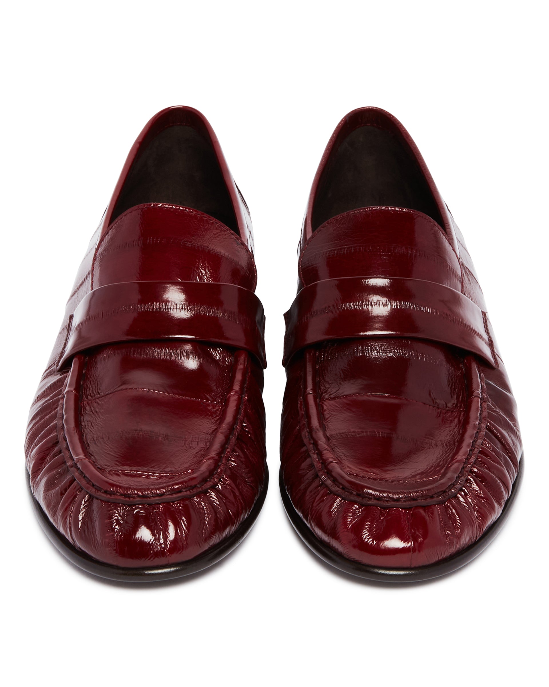 Burgundy Patent Leather Loafers The row – Гарантія оригінальності – збільшений вид