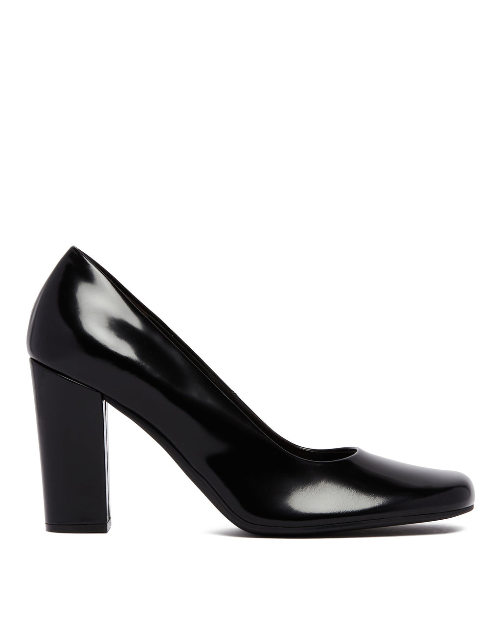 Оригінальна Black Penelope High Leather Pumps The row – боковий вид