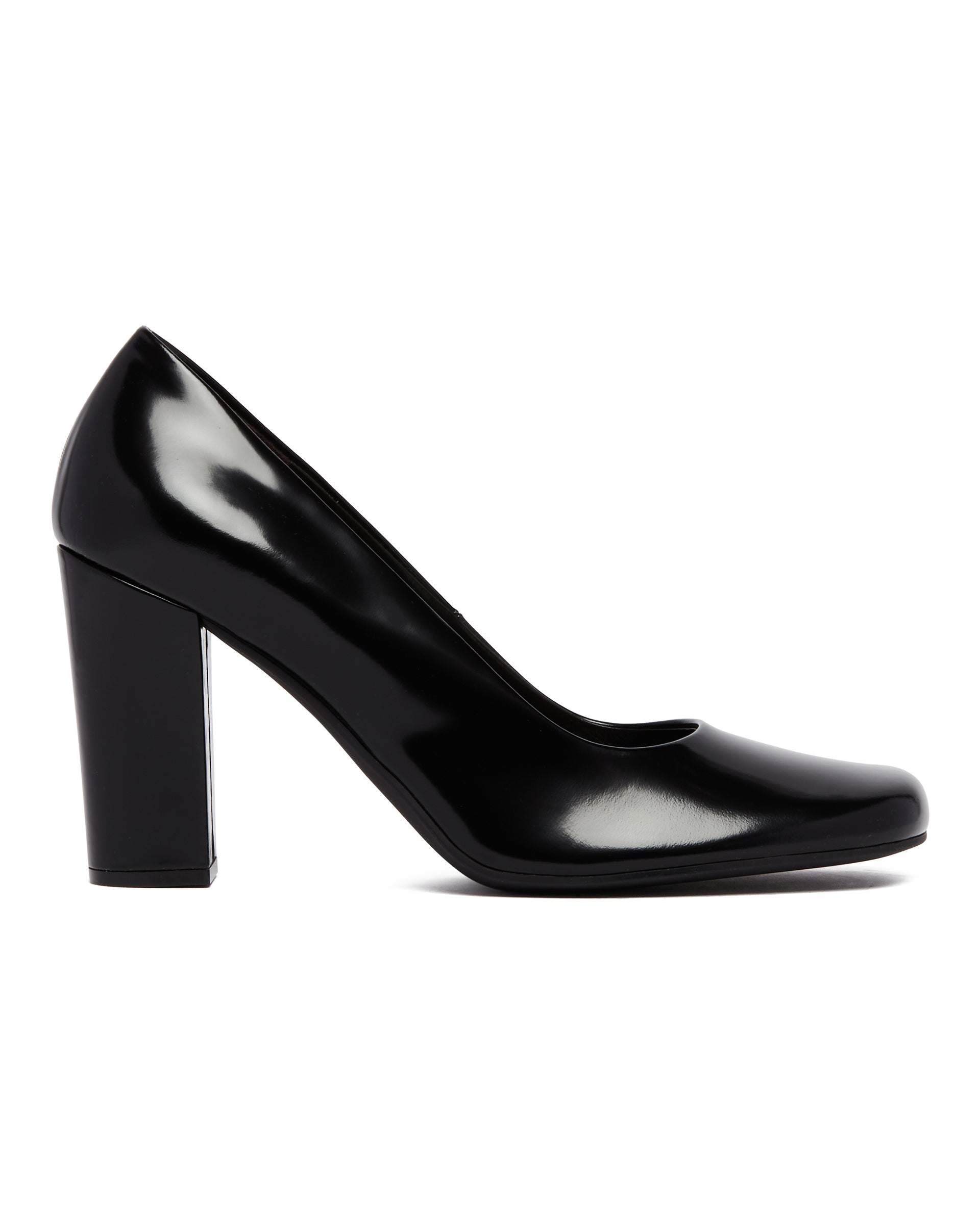 Оригінальна Black Penelope High Leather Pumps The row – вид ззаду