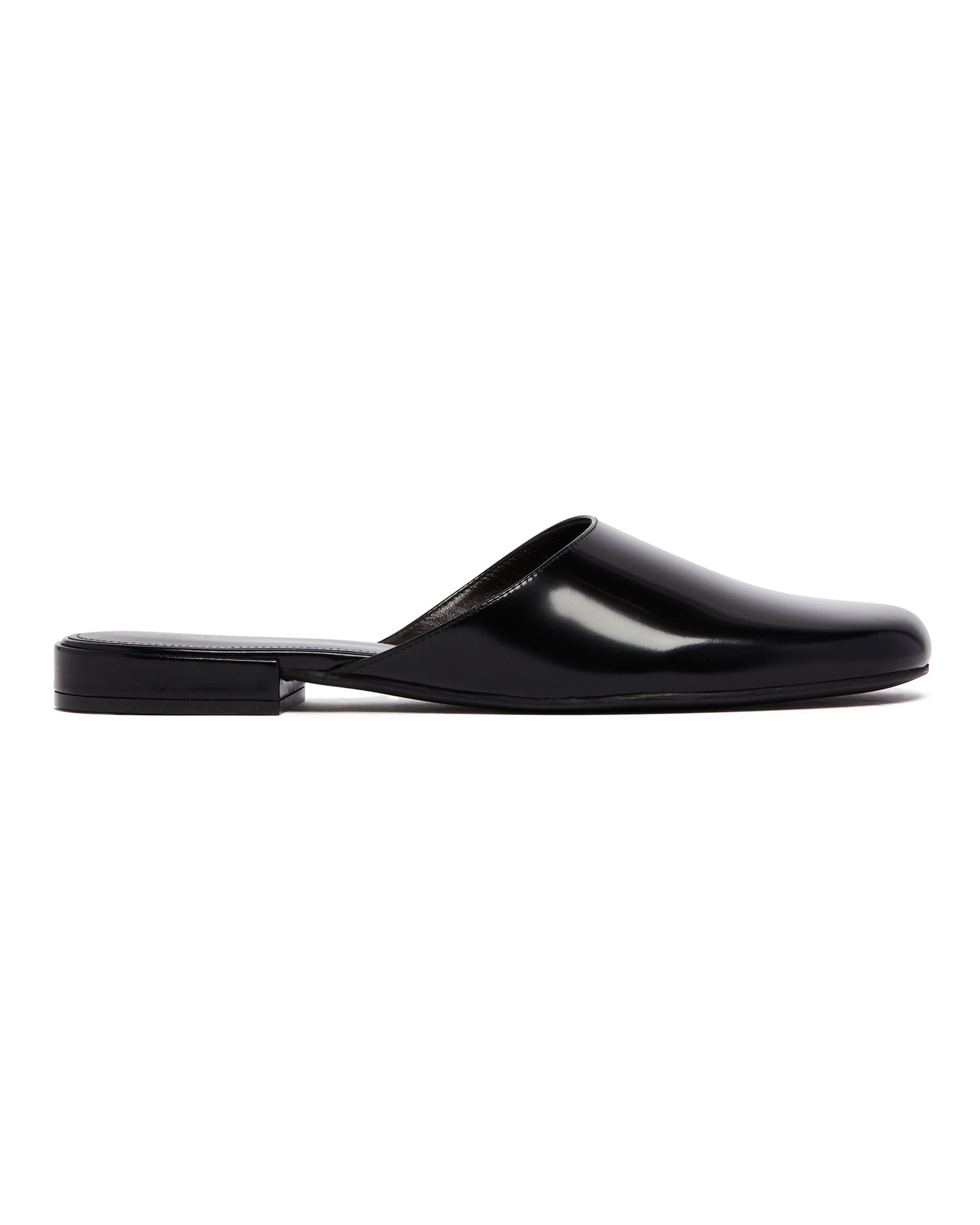 Black Penelope Leather Mules The row – Гарантія оригінальності – вид ззаду