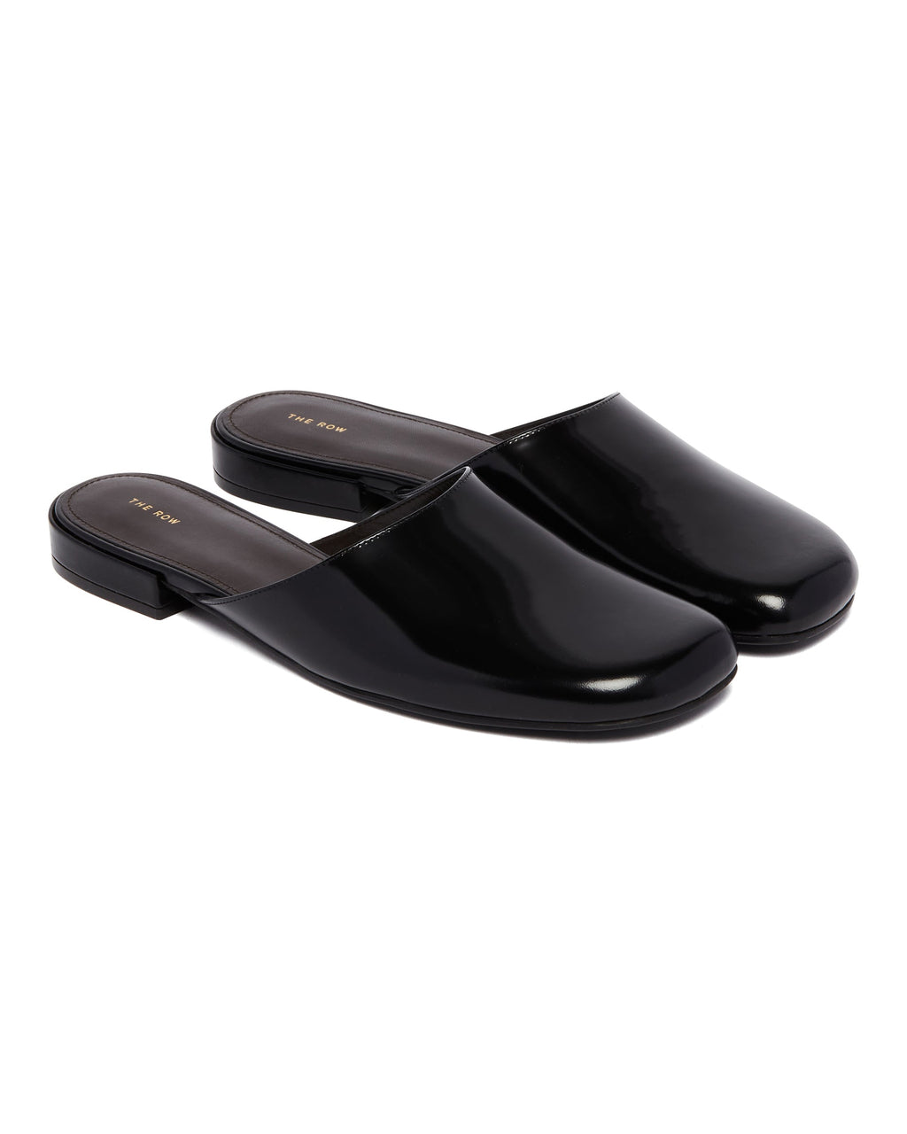 Black Penelope Leather Mules The row – Гарантія оригінальності – детальний вид