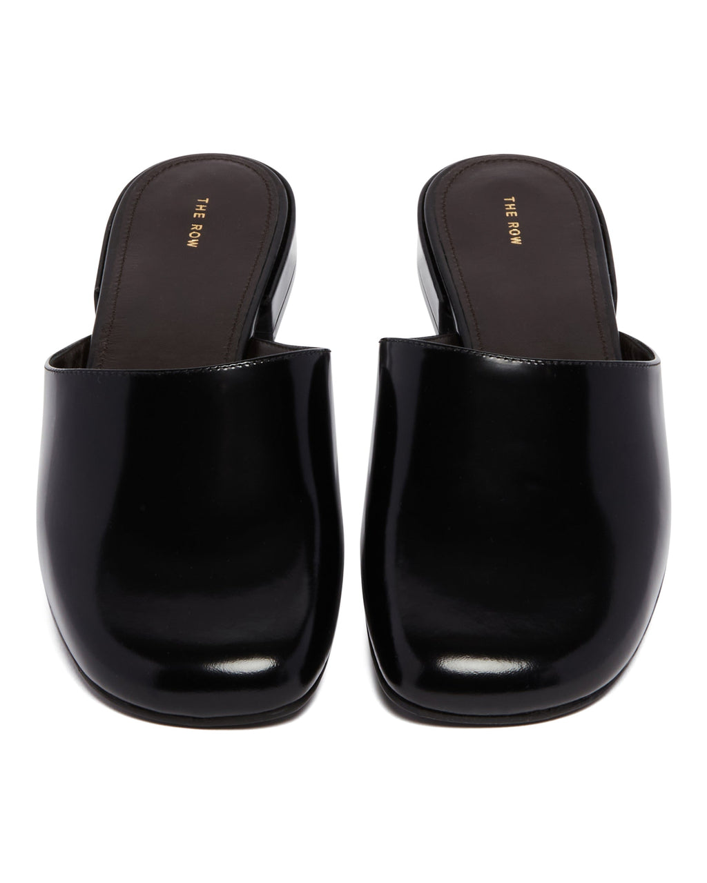 Black Penelope Leather Mules The row – Гарантія оригінальності – збільшений вид