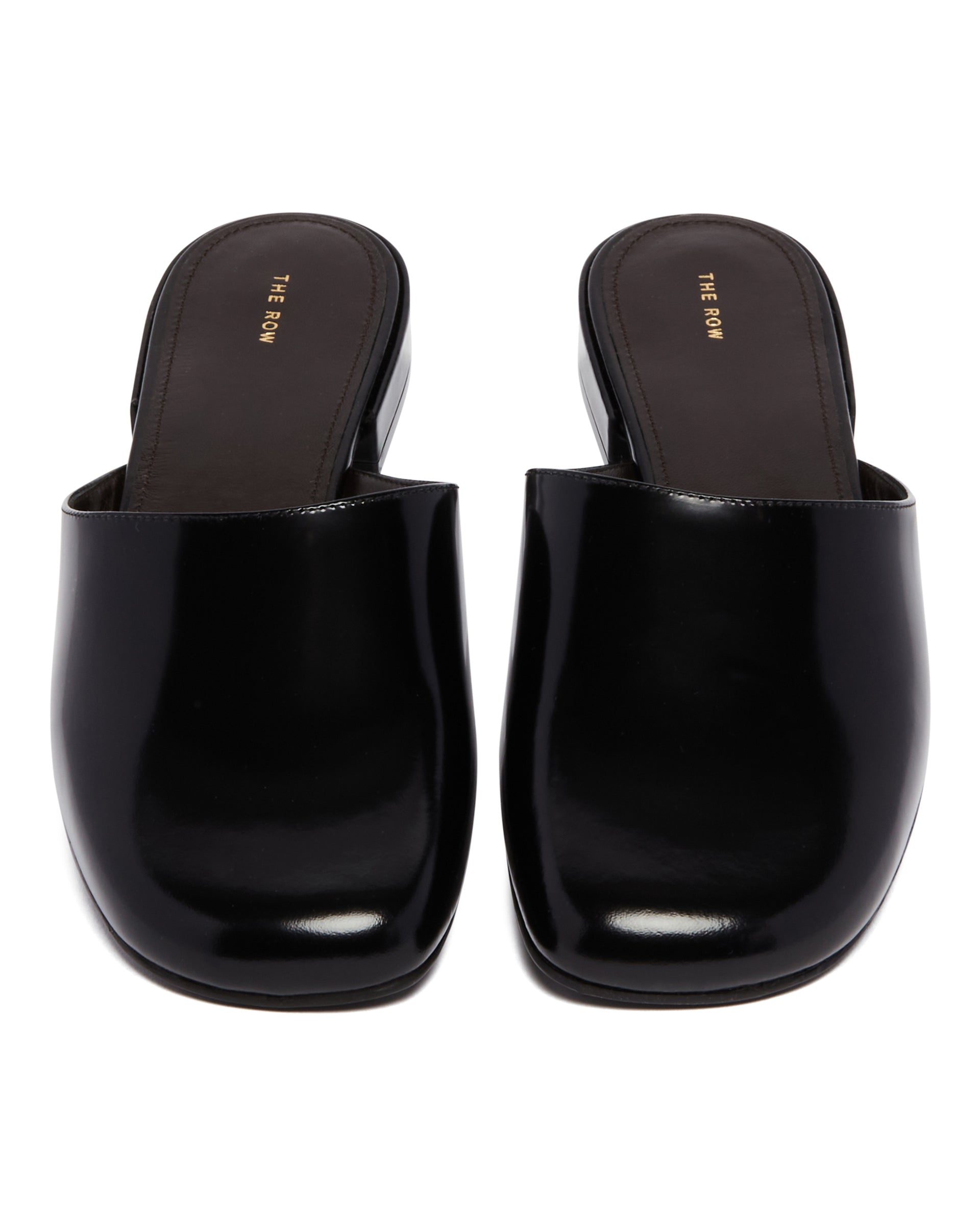 Black Penelope Leather Mules The row – Гарантія оригінальності – збільшений вид