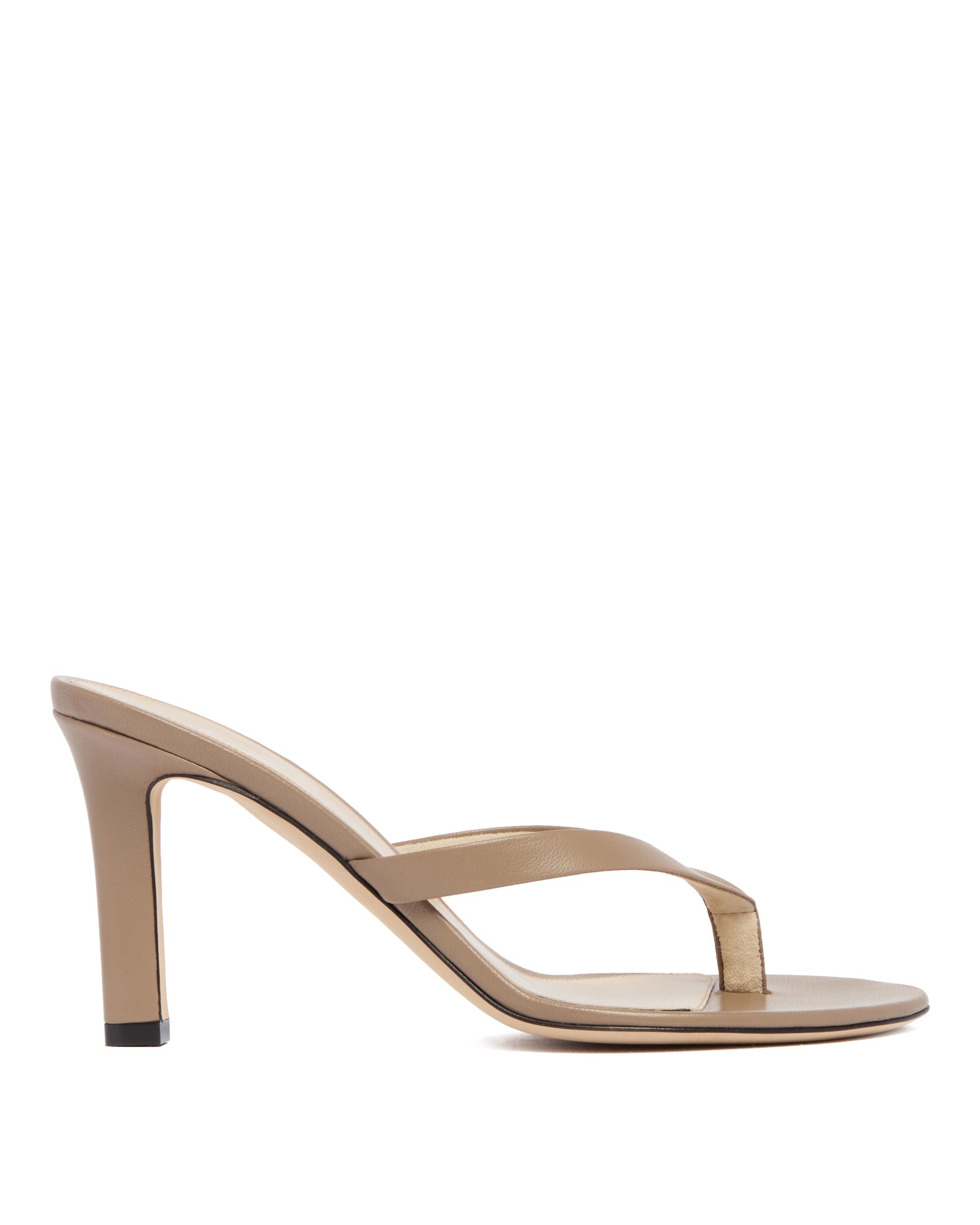 Gray Sacha Thong Sandals The row оригінал – Купити в Україні – боковий вид
