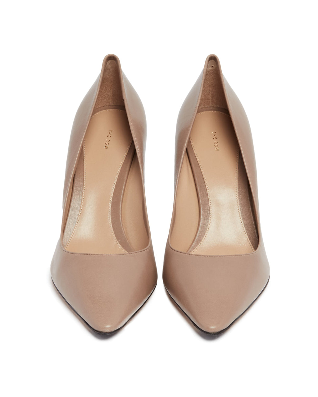Beige Liisa Pump Two Heel The row – Гарантія оригінальності – збільшений вид