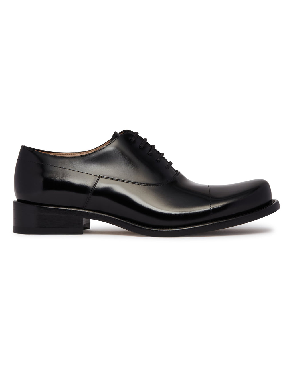 Black Leather Lace-Up Shoes The row – Гарантія оригінальності – вид ззаду