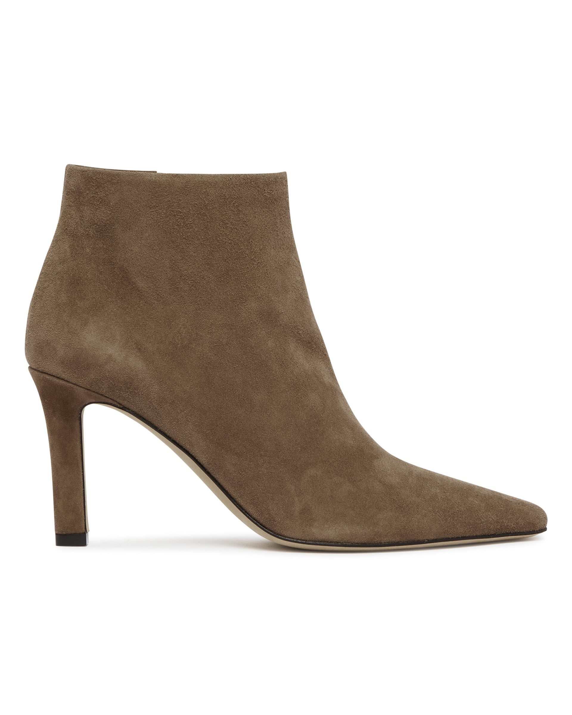 Оригінальна Beige Carla 80 Leather Ankle Boots The row – вид ззаду