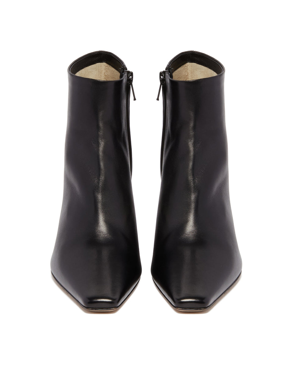 Оригінальна Black Leather Ankle Boots The row – збільшений вид