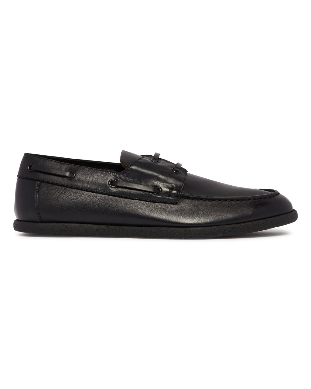Black Leather Loafers The row оригінал – Купити в Україні – вид ззаду