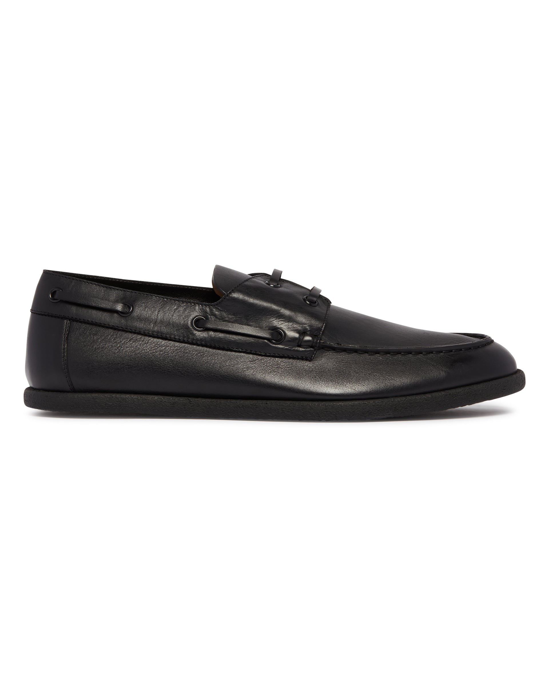 Black Leather Loafers The row оригінал – Купити в Україні – вид ззаду