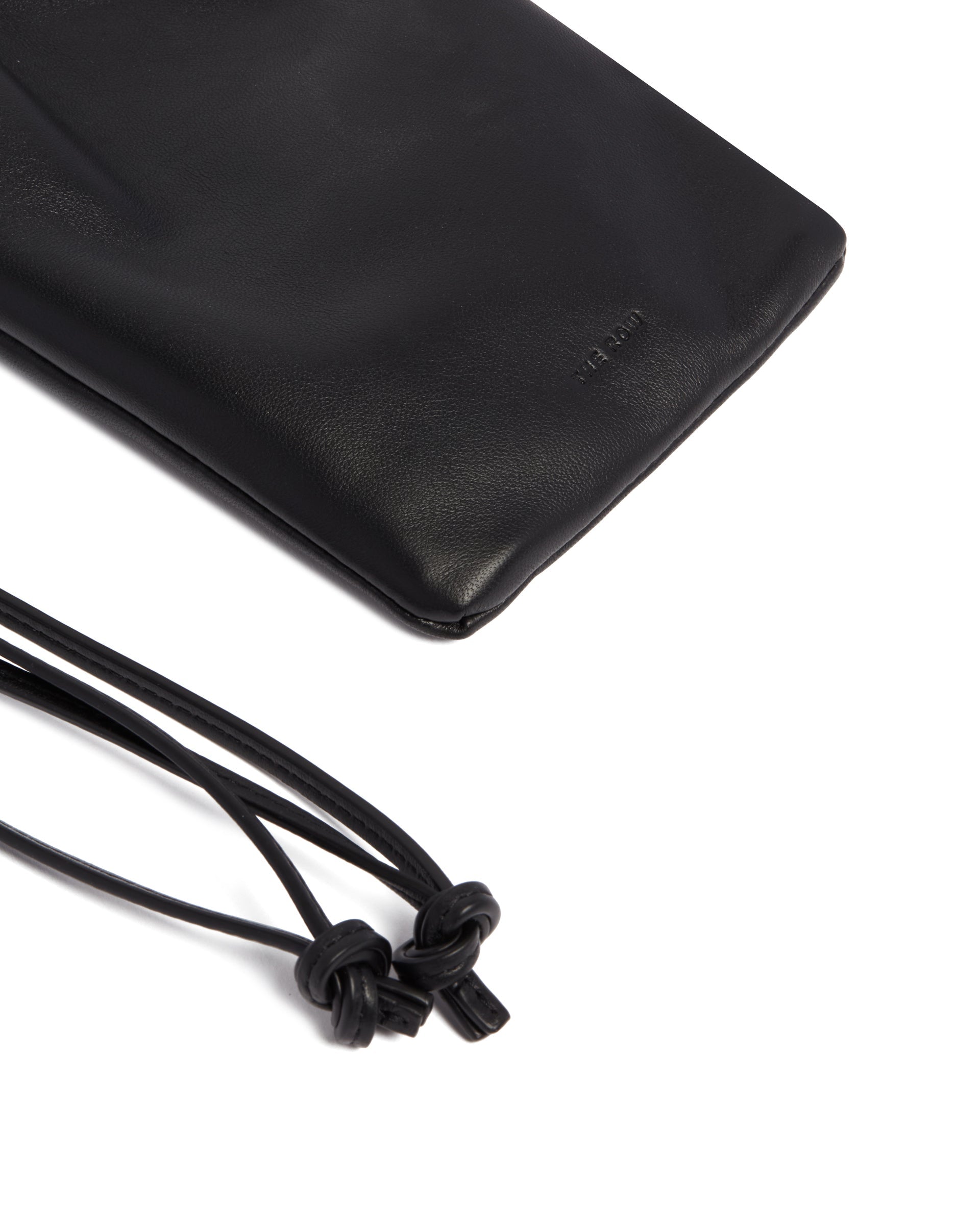 Black Bruce Leather Phone Holder The row – Гарантія оригінальності – збільшений вид