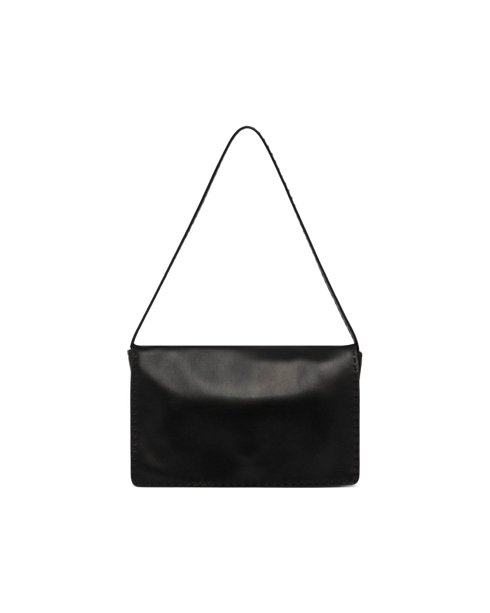 Оригінальна Black Leather Shoulder Bag The row – вид ззаду