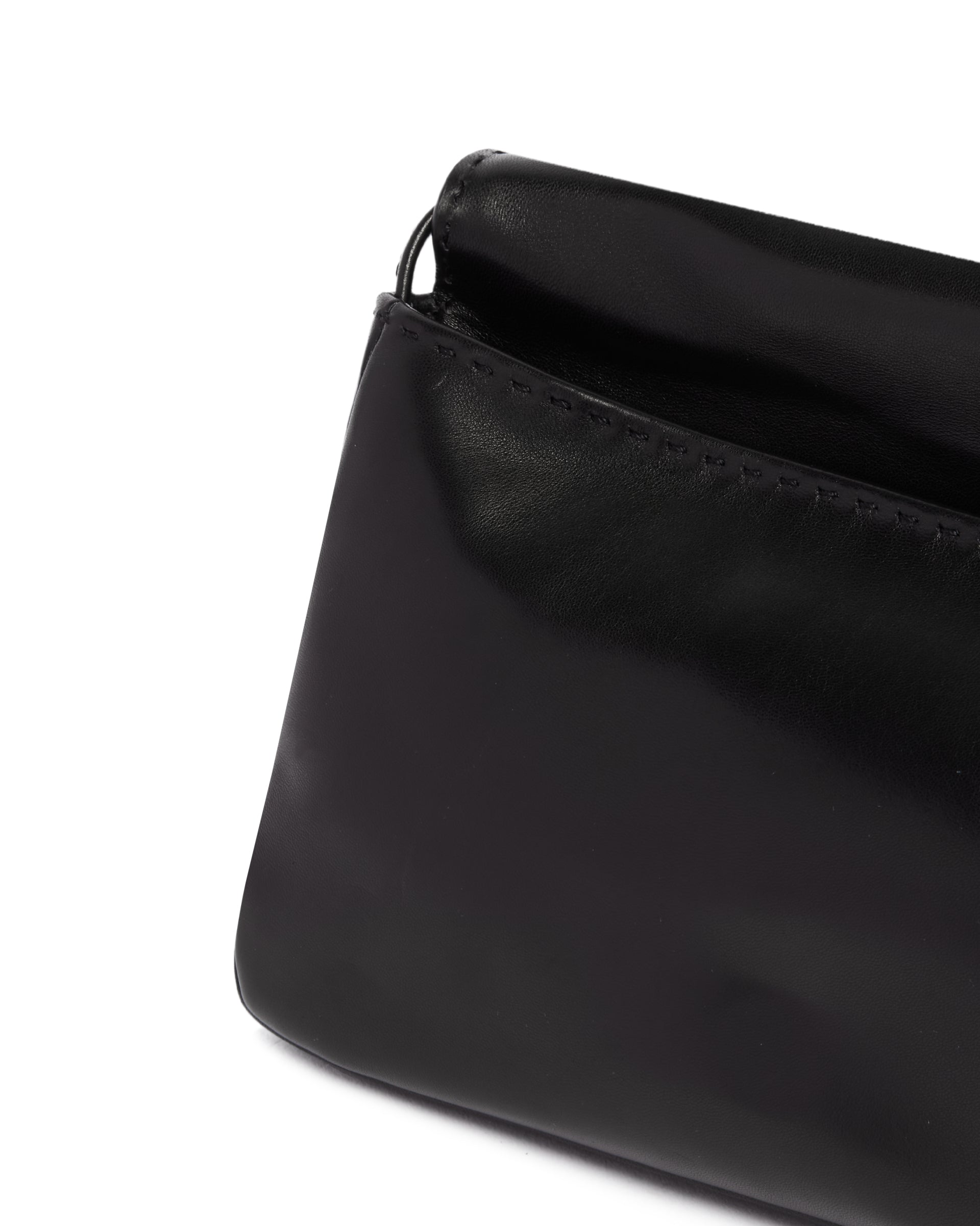 Оригінальна Black Leather Shoulder Bag The row – збільшений вид