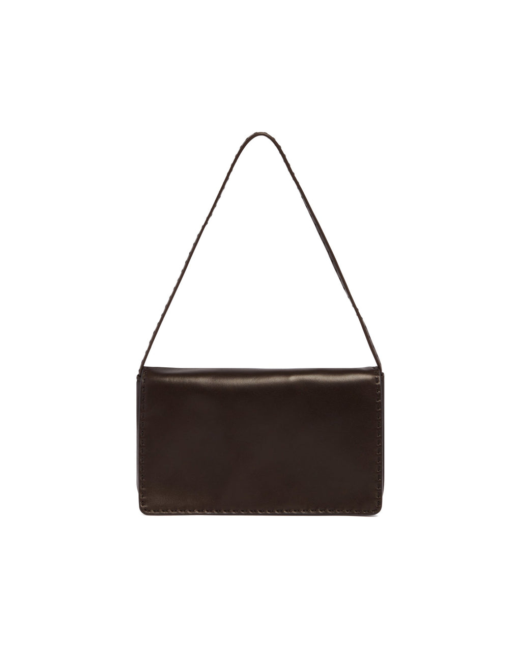 Оригінальна Brown Nuance Leather Shoulder Bag The row – вид ззаду