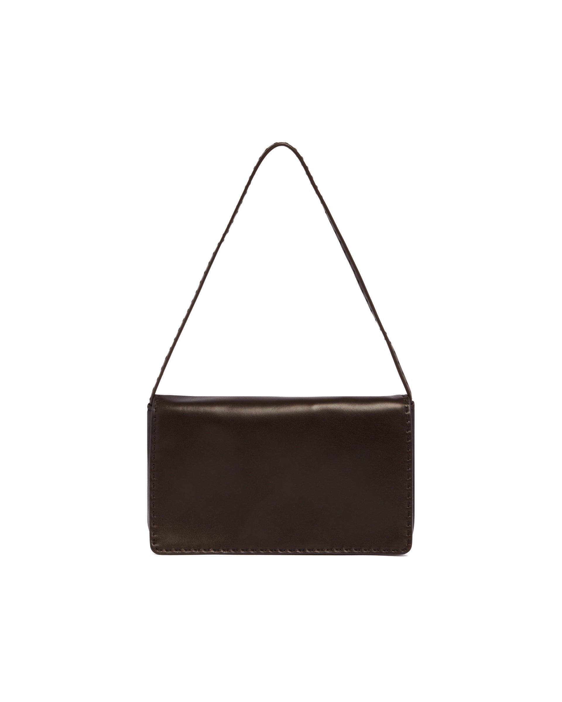 Оригінальна Brown Nuance Leather Shoulder Bag The row – вид ззаду