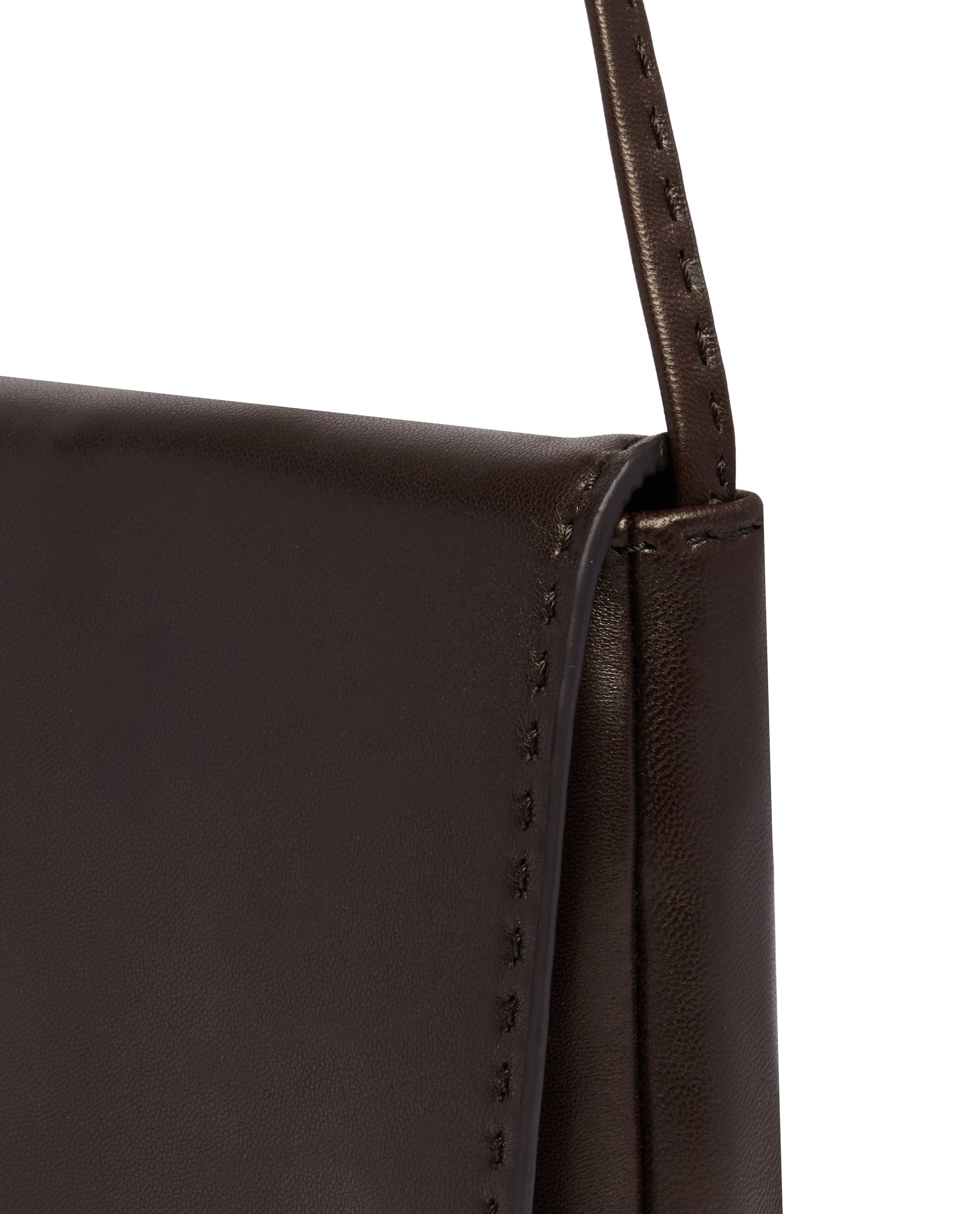 Оригінальна Brown Nuance Leather Shoulder Bag The row – збільшений вид