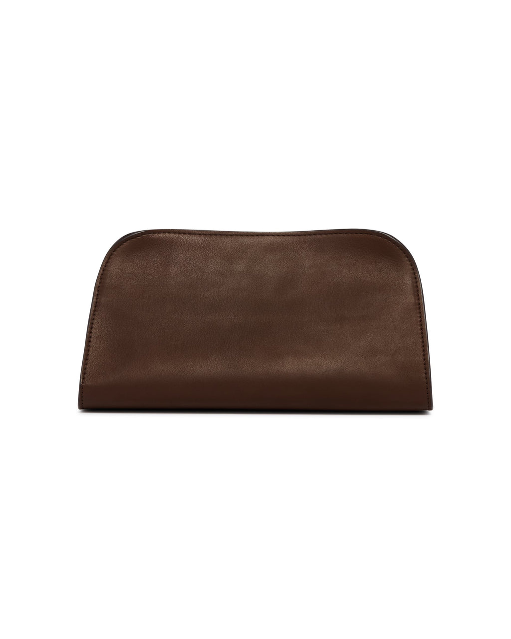 Brown Peggy Leather Clutch The row – Гарантія оригінальності – вид ззаду