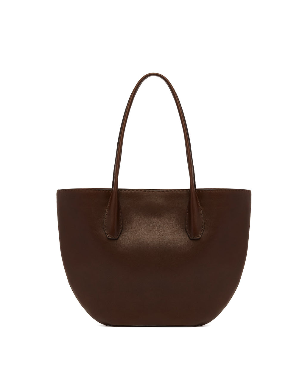 Оригінальна Dark Brown Alger Bag The row – боковий вид