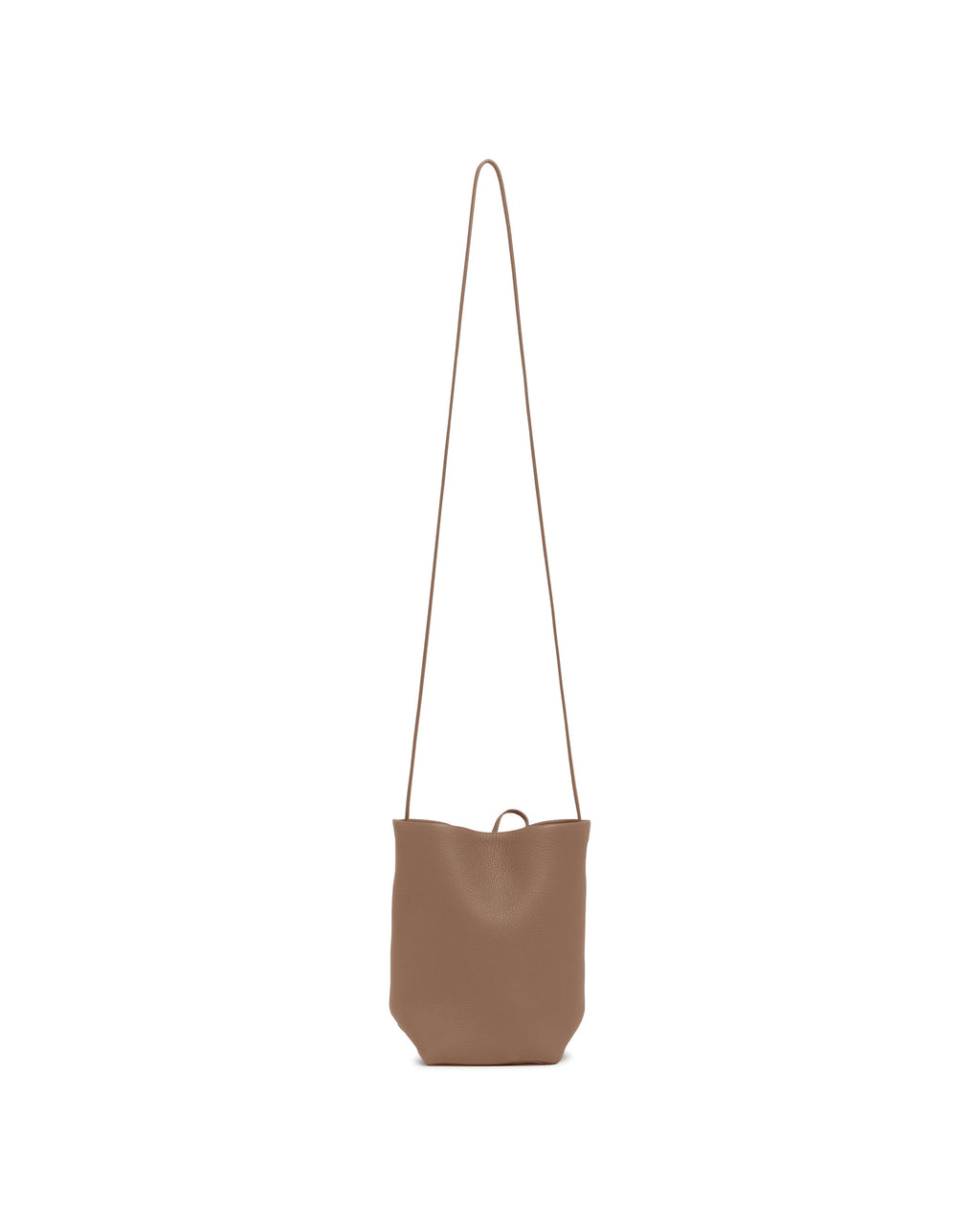 Brown Leather Shoulder Bag The row оригінал – Купити в Україні – вид ззаду