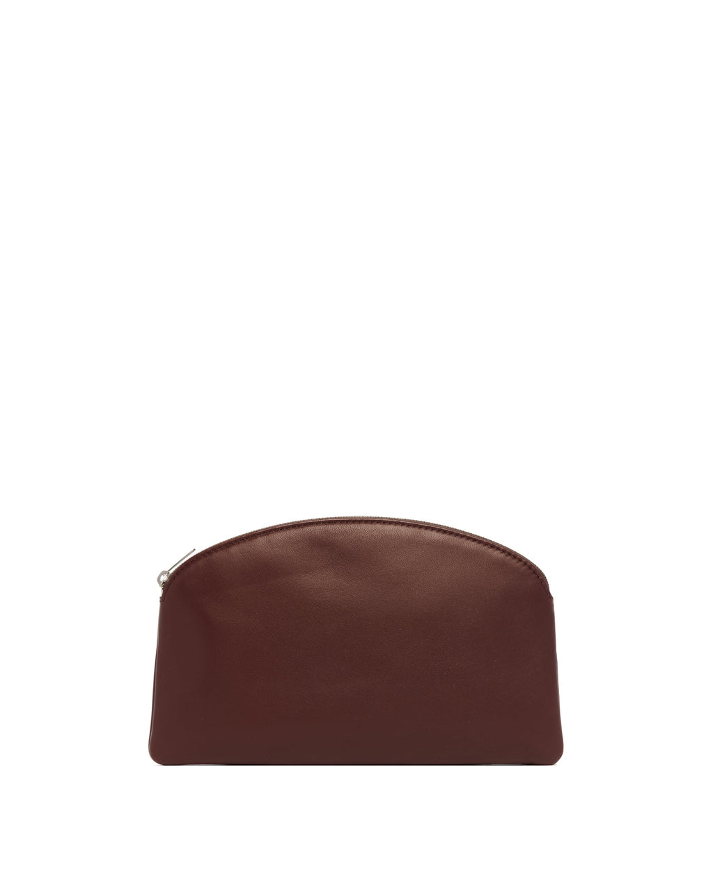 Burgundy Leather Clutch The row – Гарантія оригінальності – боковий вид