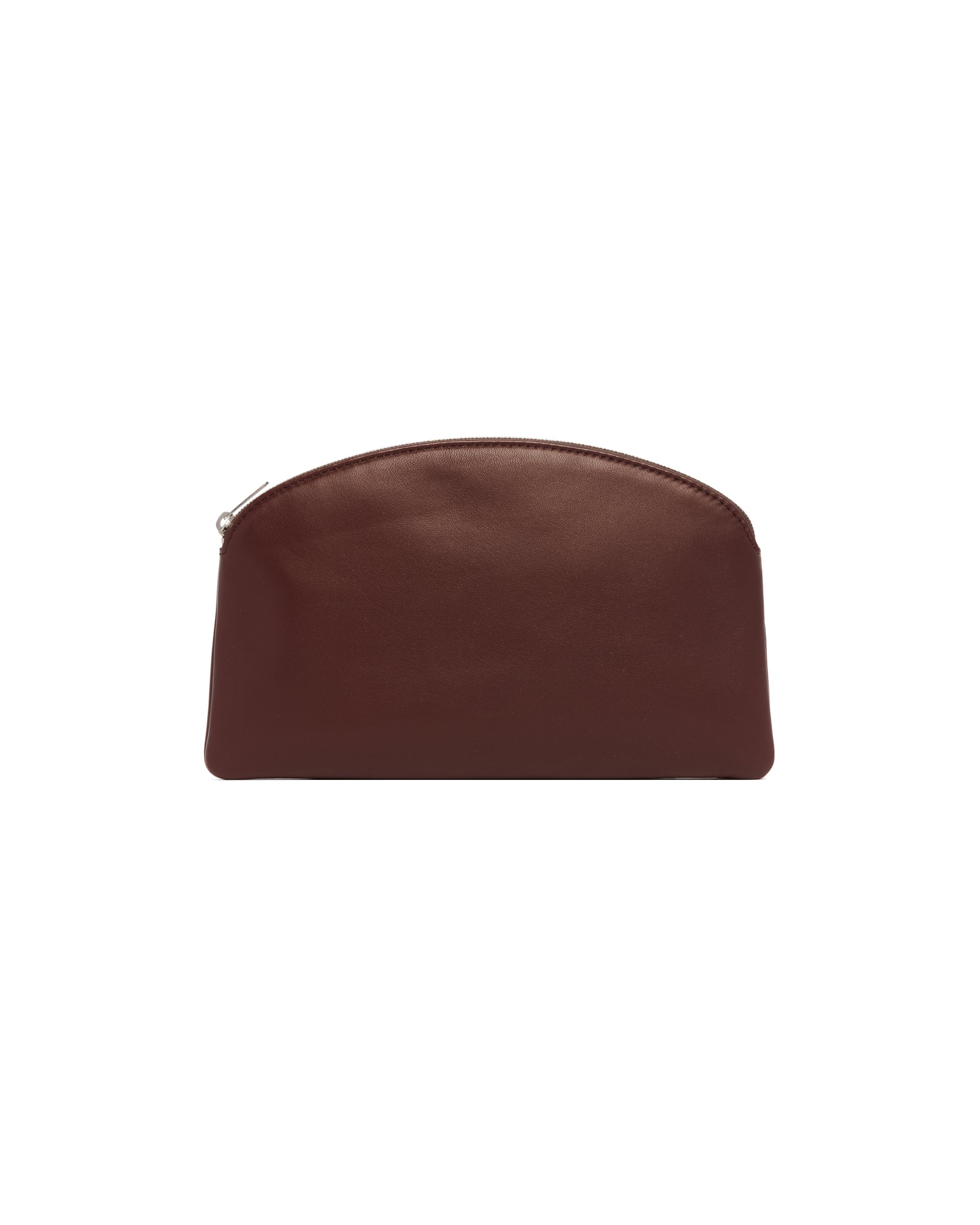 Burgundy Leather Clutch The row – Гарантія оригінальності – вид ззаду