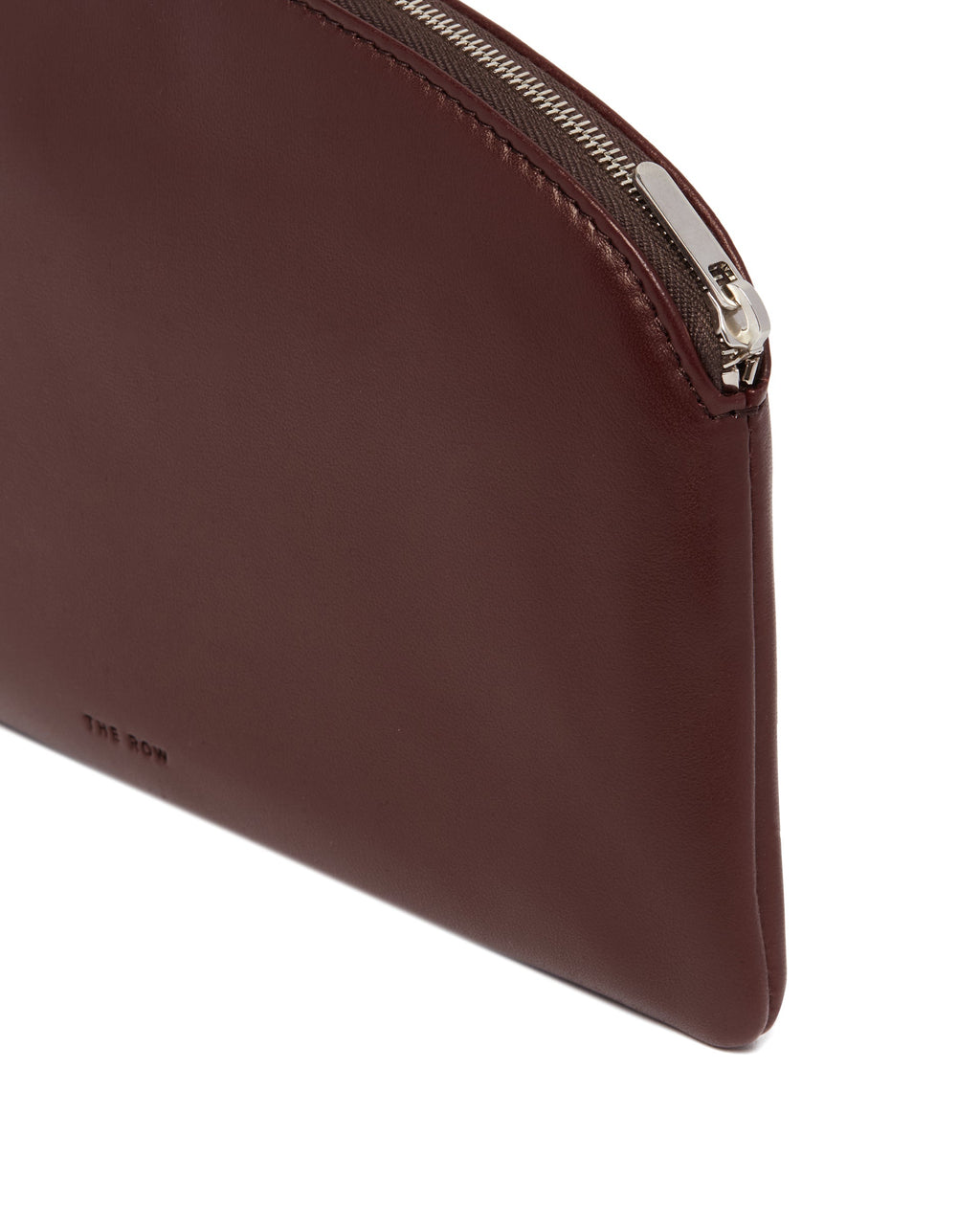 Burgundy Leather Clutch The row – Гарантія оригінальності – збільшений вид