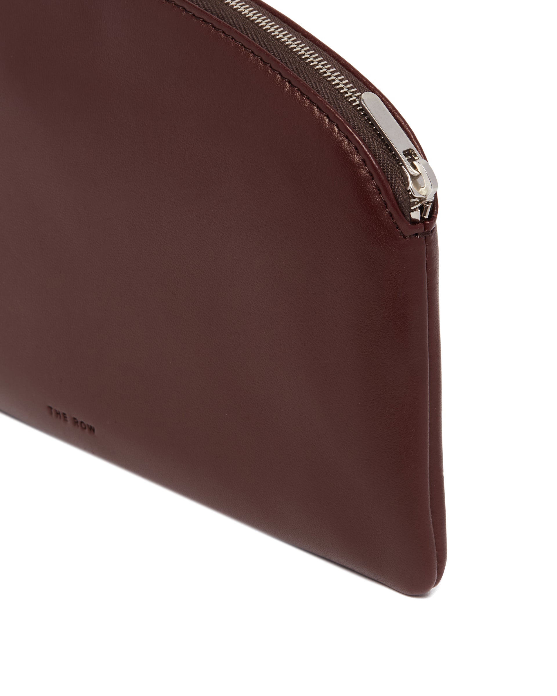 Burgundy Leather Clutch The row – Гарантія оригінальності – збільшений вид