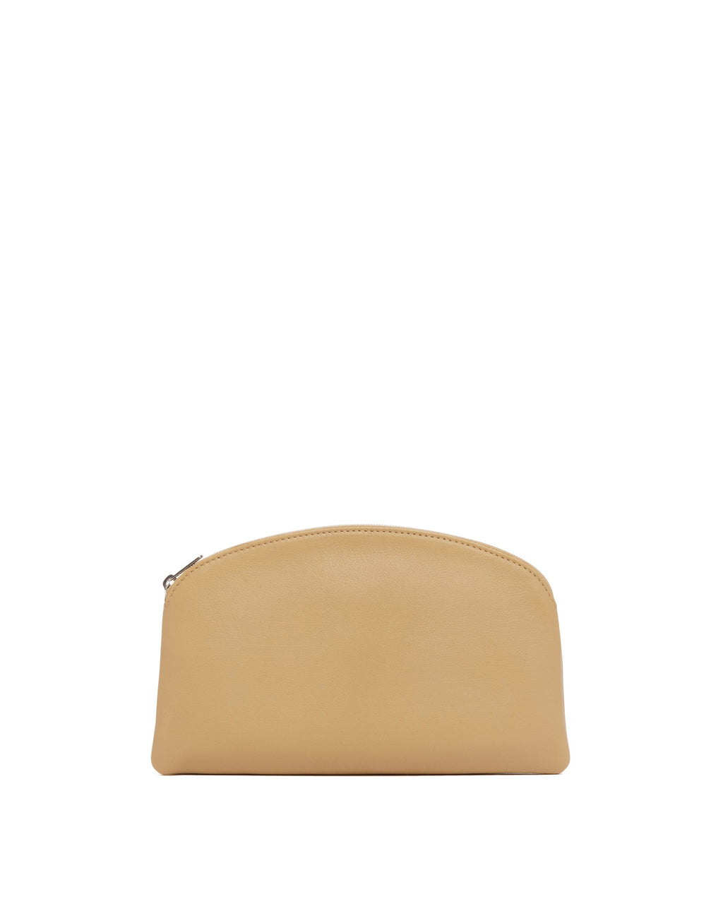 Beige Leather Clutch The row – Гарантія оригінальності – боковий вид