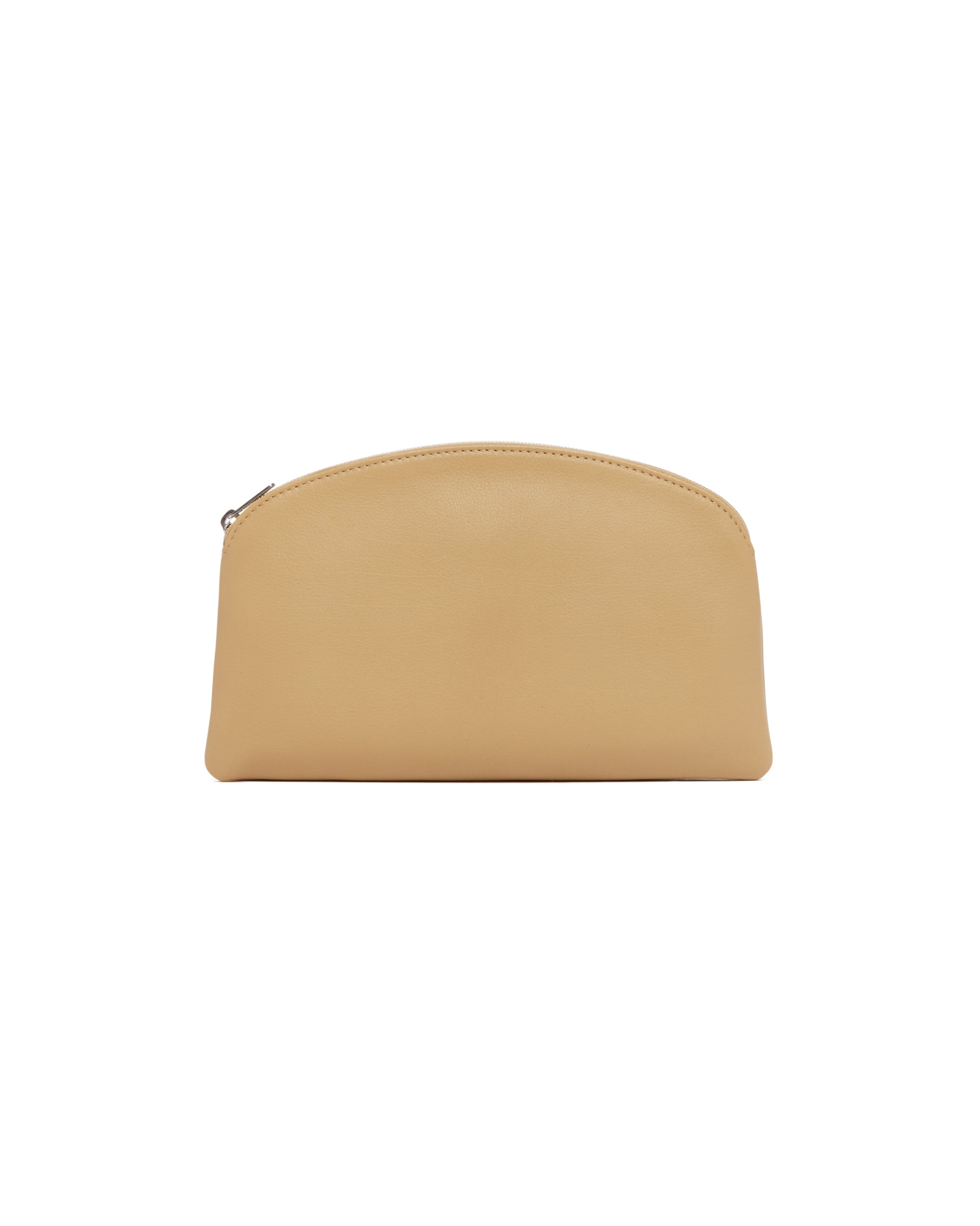 Beige Leather Clutch The row – Гарантія оригінальності – вид ззаду
