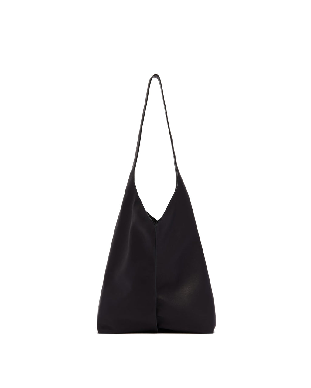 Оригінальна Black Bindle Stitch Leather Bag The row – боковий вид