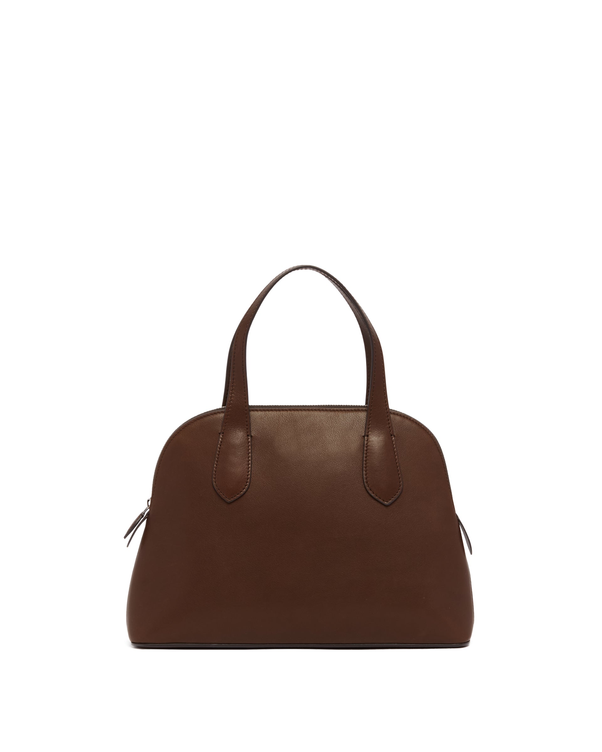 Оригінальна Brown Ingrid Medium Leather Bag The row – боковий вид