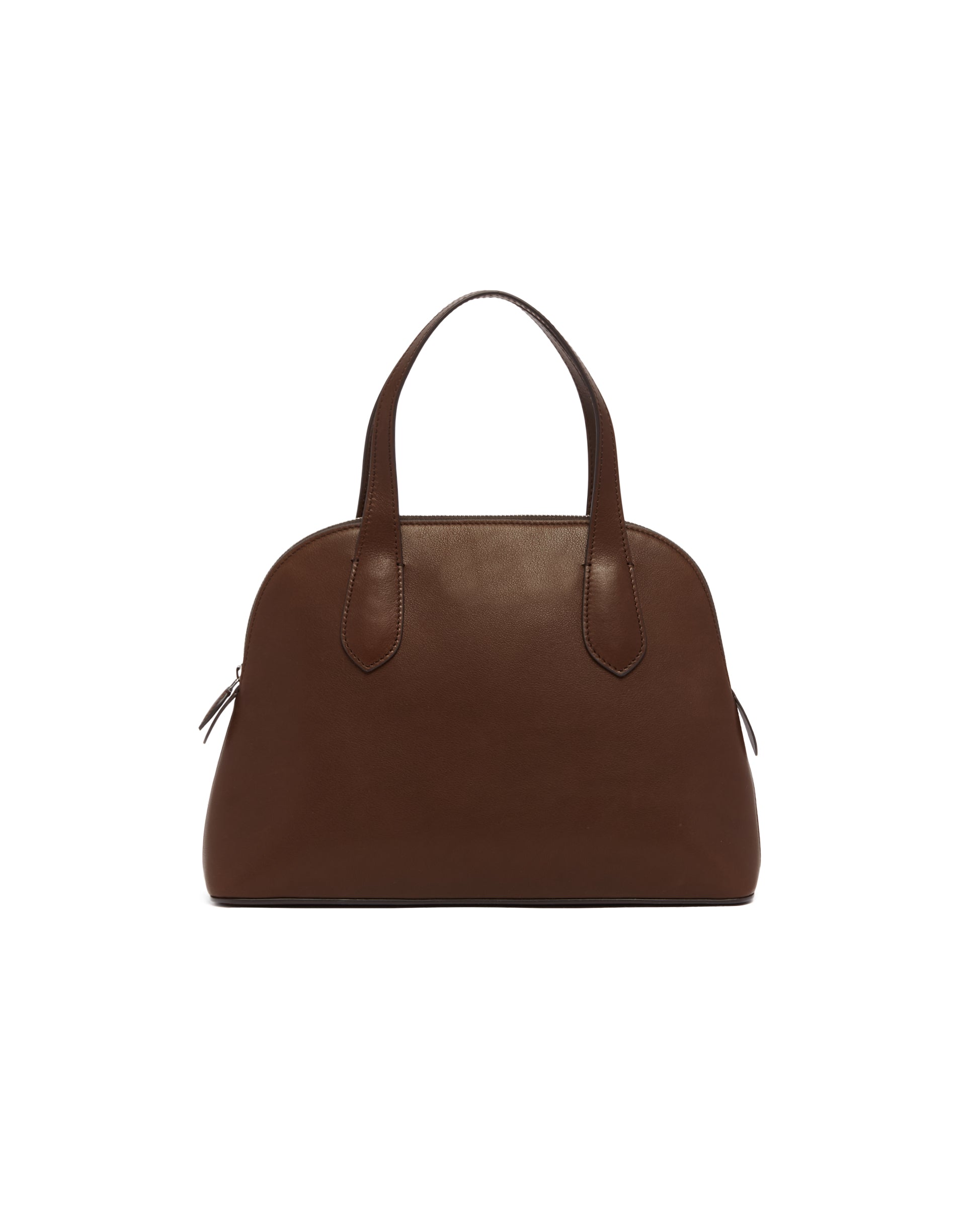 Оригінальна Brown Ingrid Medium Leather Bag The row – вид ззаду