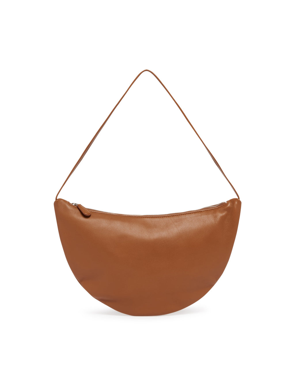 Brown Leather Shoulder Bag The row оригінал – Купити в Україні – боковий вид