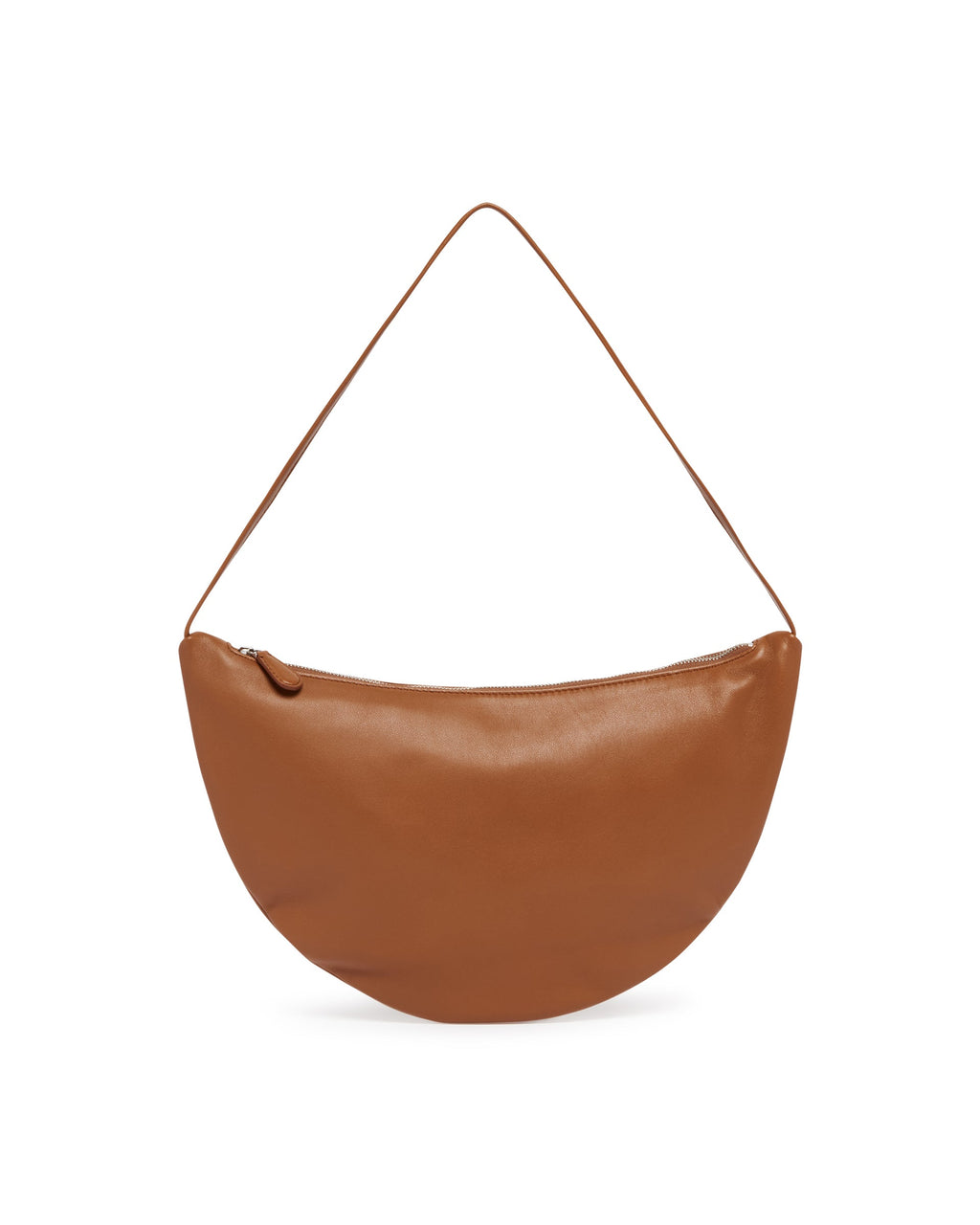 Brown Leather Shoulder Bag The row оригінал – Купити в Україні – вид ззаду