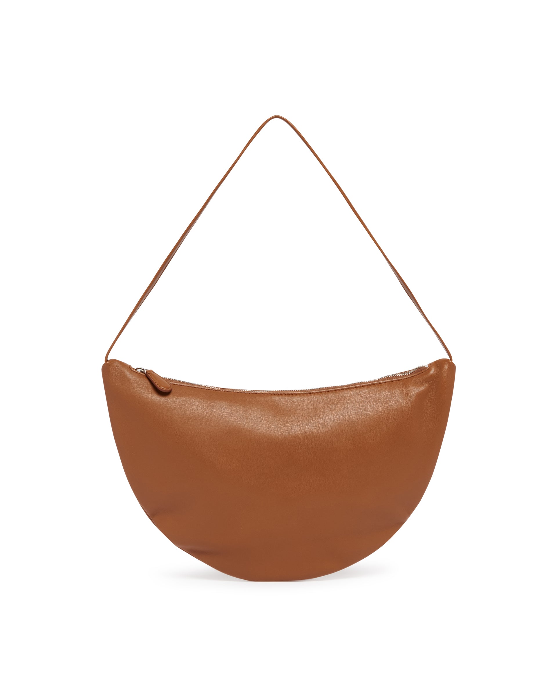 Brown Leather Shoulder Bag The row оригінал – Купити в Україні – вид ззаду