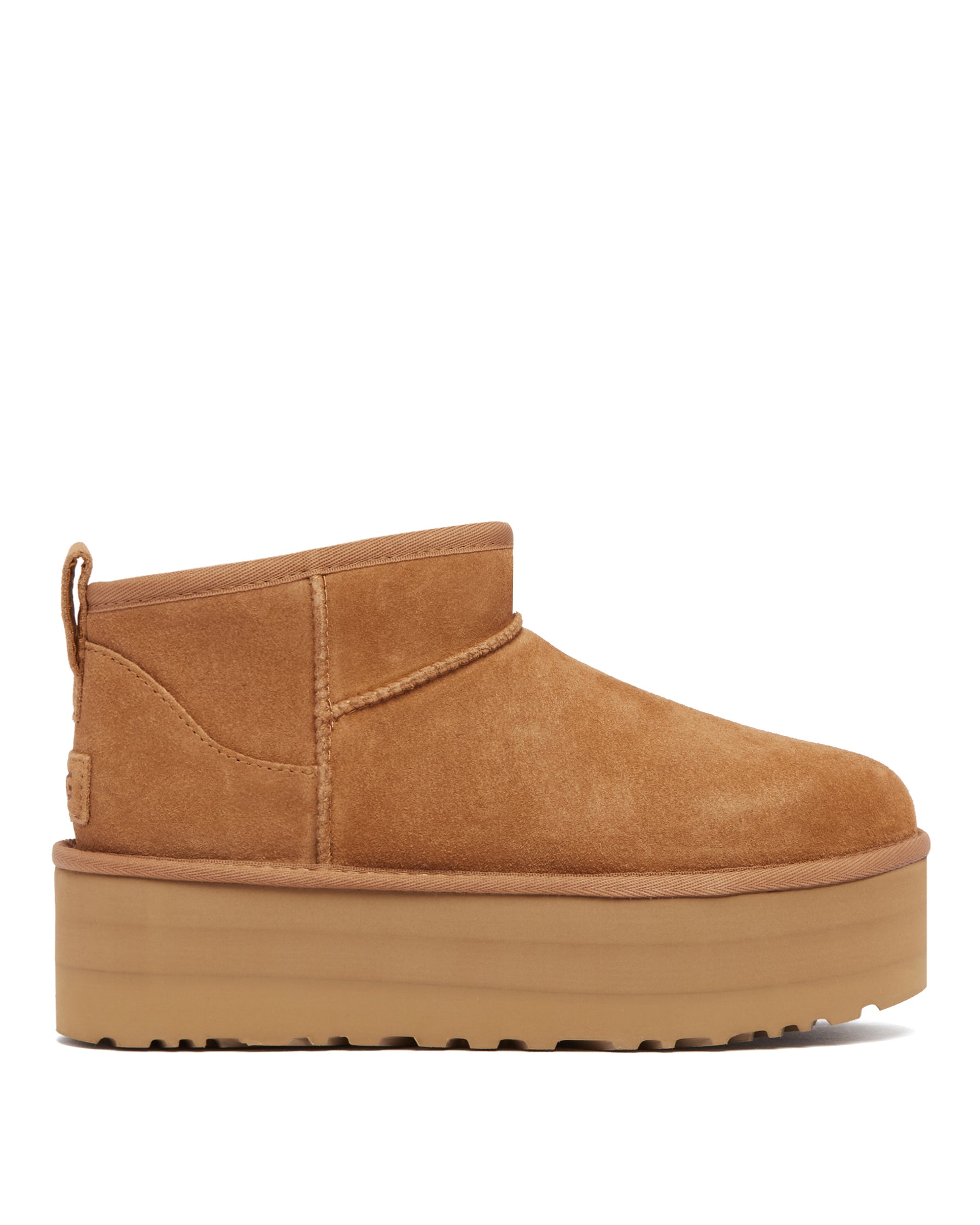 Brown Classic Ultra Mini Platform Boots Ugg оригінал – Купити в Україні – боковий вид