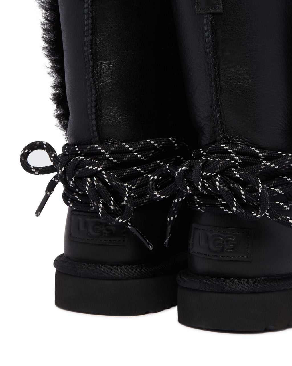 Black Classic Bailey Tie Leather Boots Ugg оригінал – Купити в Україні – вид 7