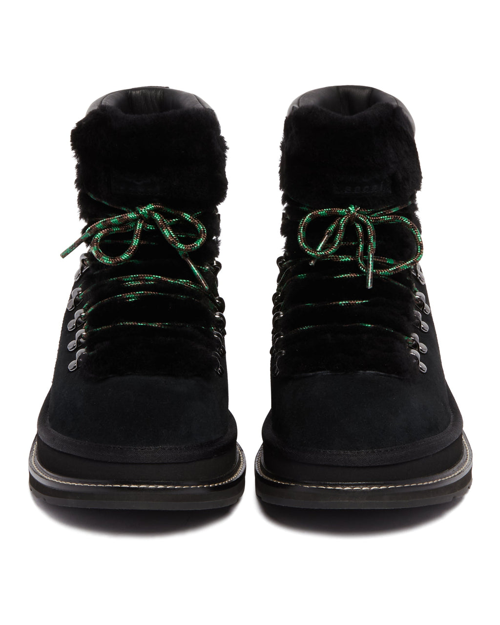 Оригінальна X Sacai Black Leather Hiker Boots Ugg – збільшений вид