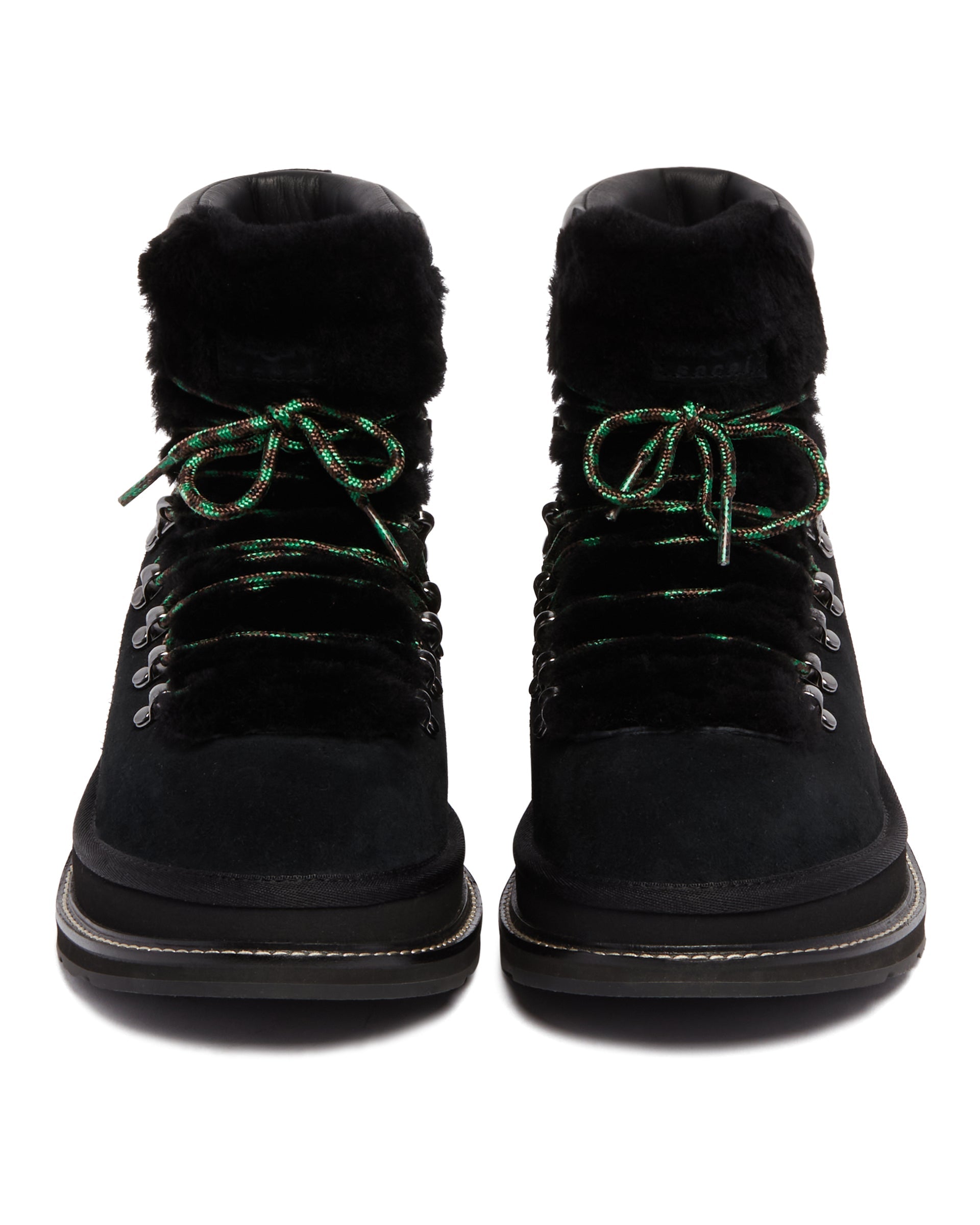 Оригінальна X Sacai Black Leather Hiker Boots Ugg – збільшений вид