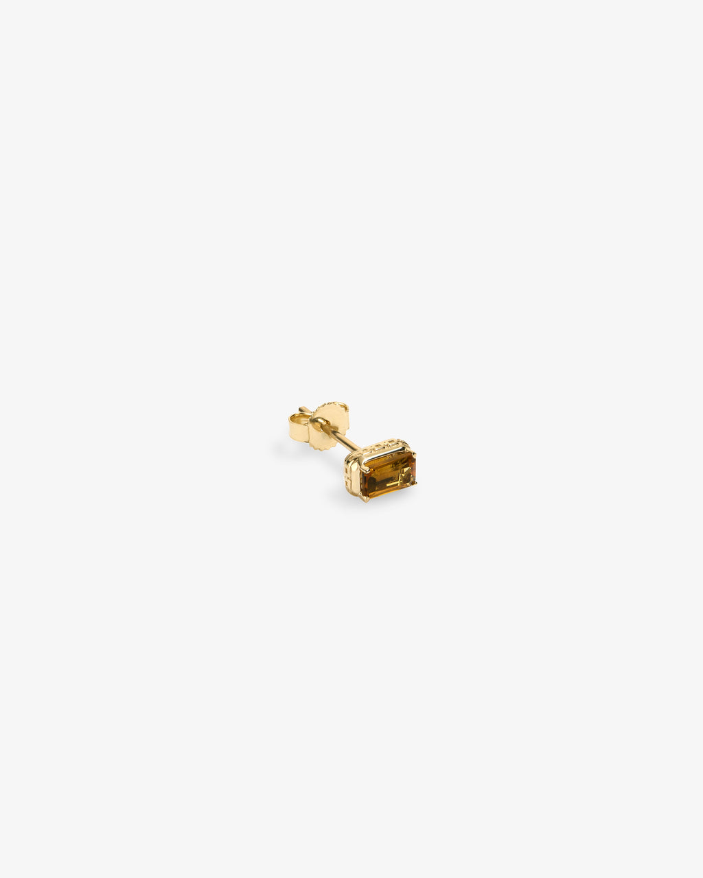 14kt Gold Citrine Earring Aime leon dore оригінал – Купити в Україні – вид ззаду