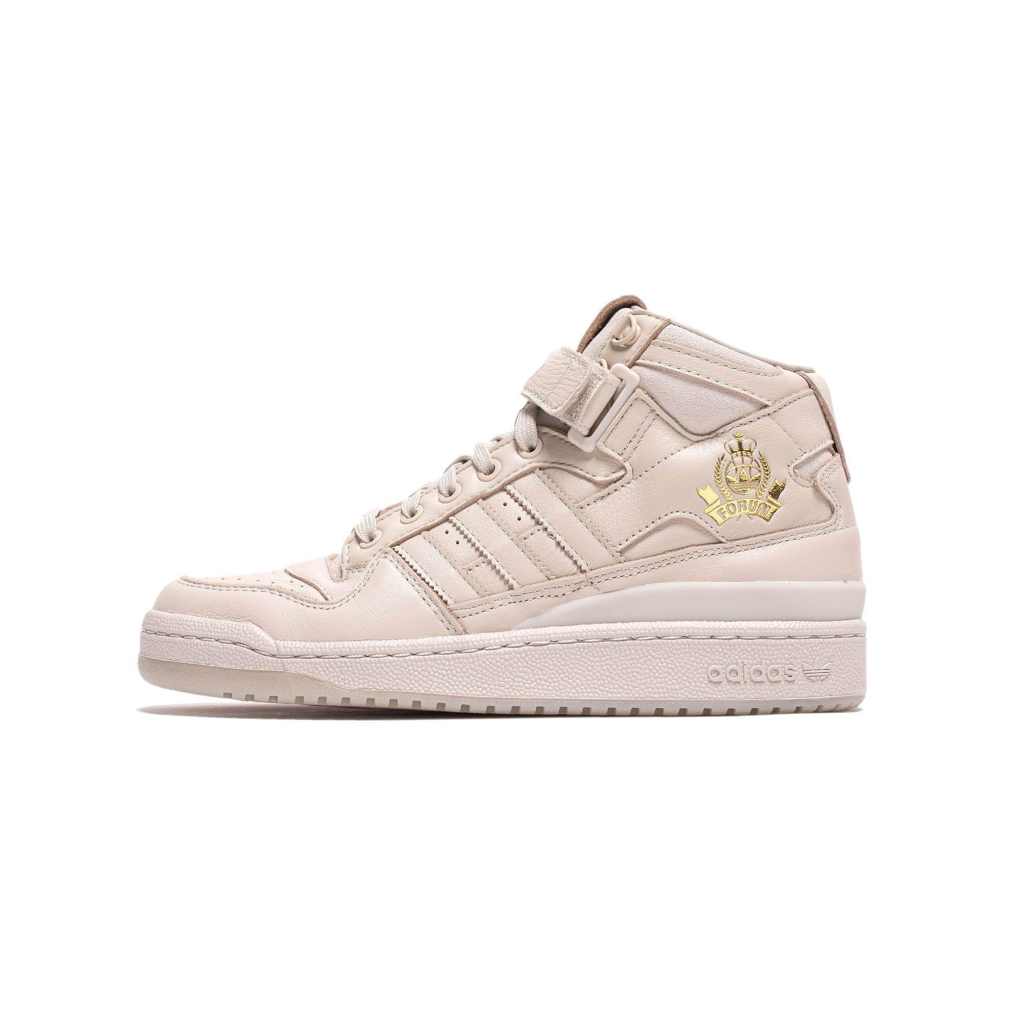 Mens Forum Ldrs Shoes Brown Adidas – Гарантія оригінальності – боковий вид - ADIDAS