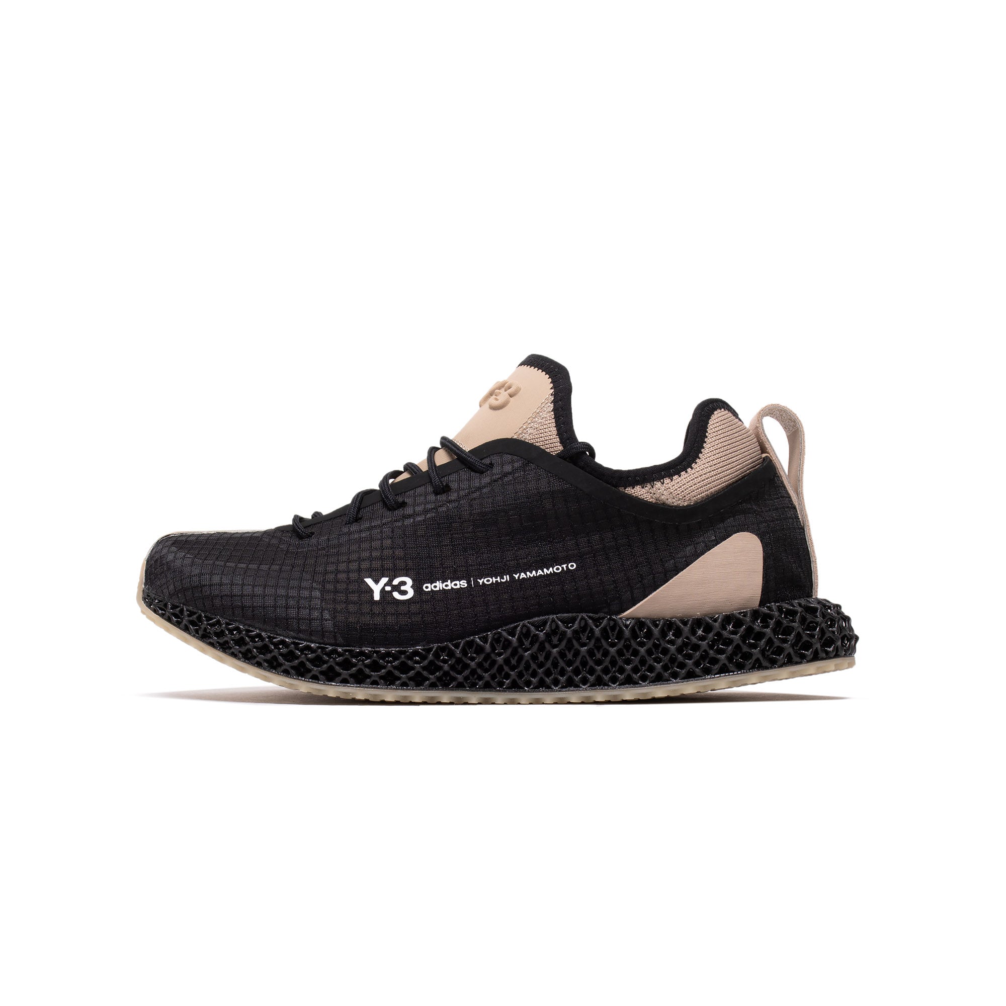 Men Y 3 Runner 4d Io Chalk White Shoes Adidas оригінал – Купити в Україні – боковий вид - ADIDAS