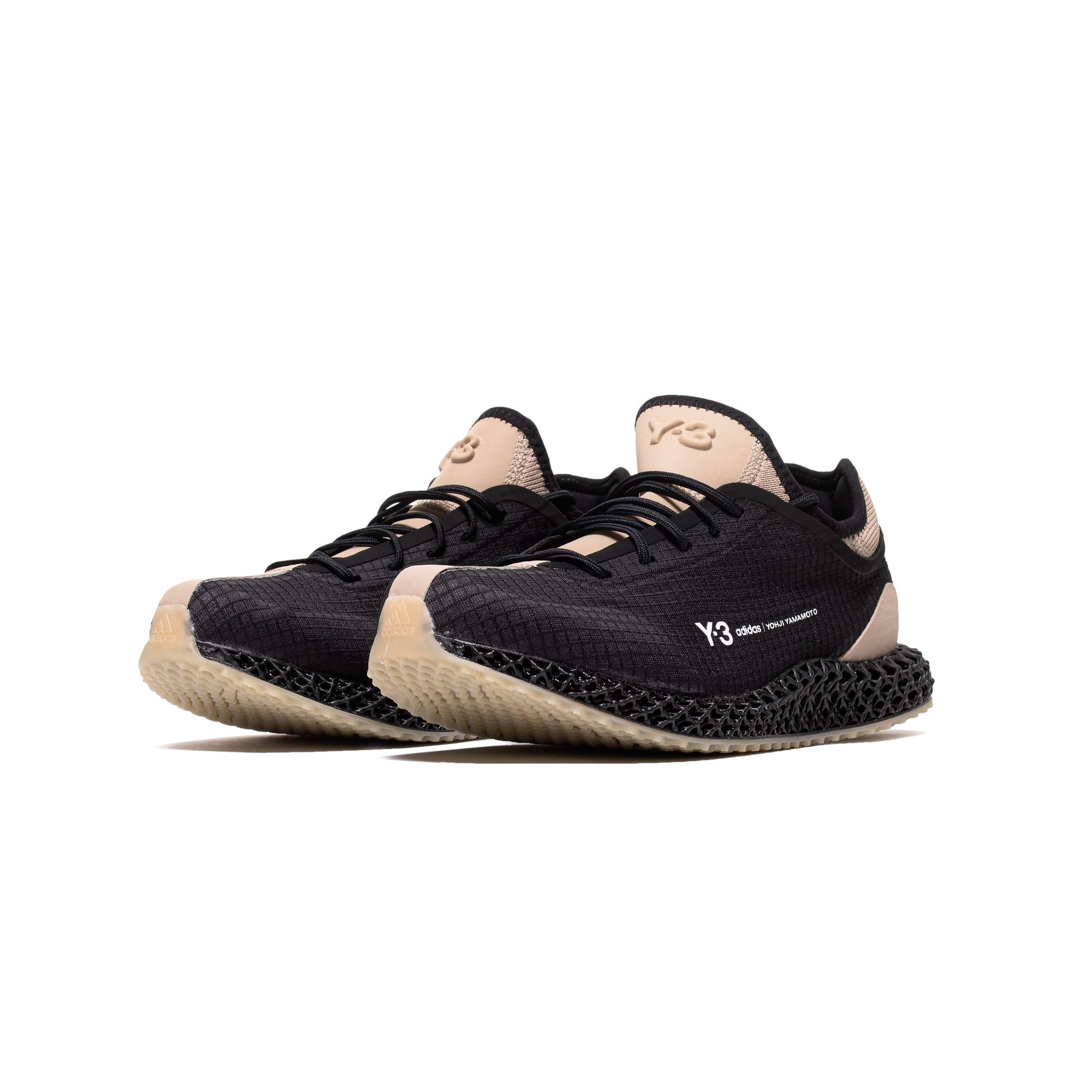 Men Y 3 Runner 4d Io Chalk White Shoes Adidas оригінал – Купити в Україні – вид ззаду - ADIDAS