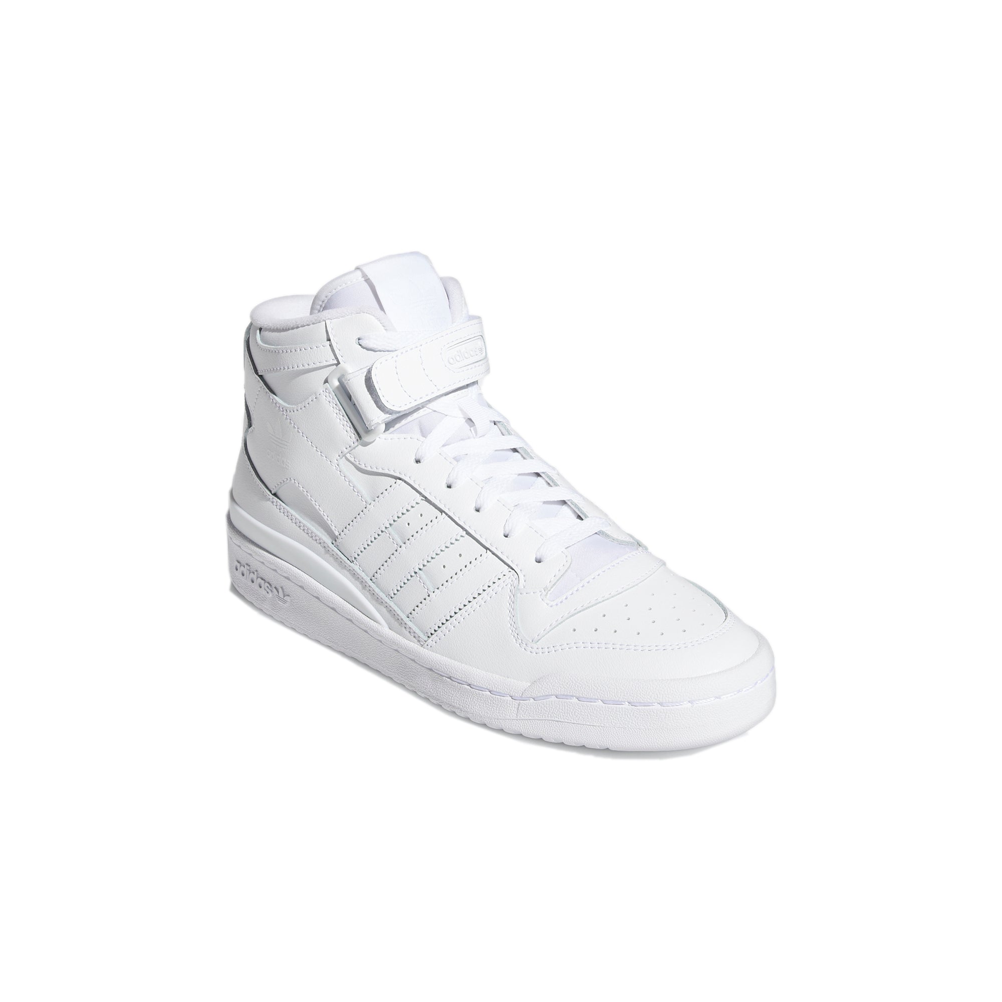 Оригінальна Mens Forum MID Shoes White Adidas – вид ззаду - ADIDAS