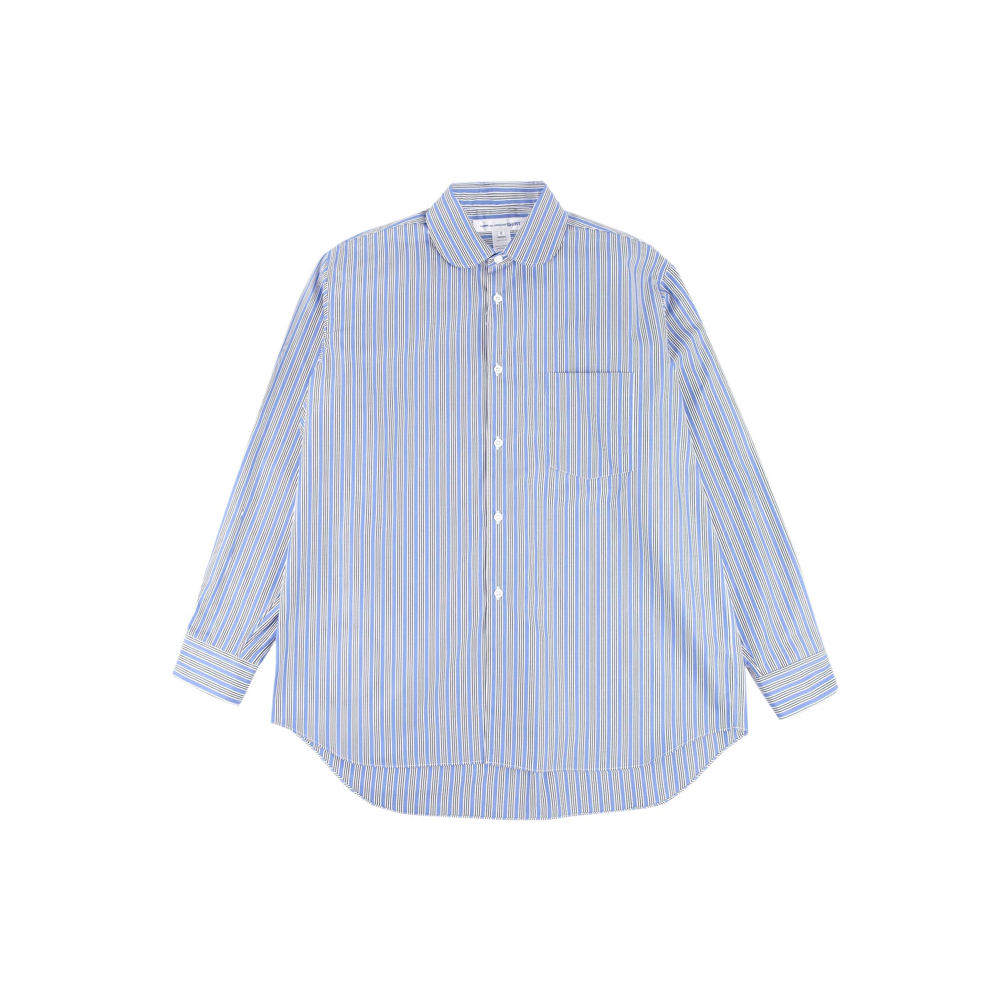 Cdg Shirt Forever Mens Striped Shirt Comme des garcons оригінал – Купити в Україні – боковий вид