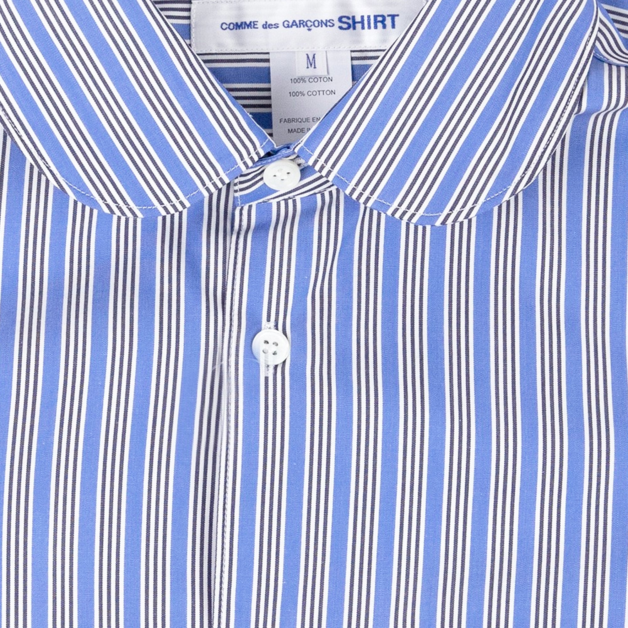 Cdg Shirt Forever Mens Striped Shirt Comme des garcons оригінал – Купити в Україні – збільшений вид