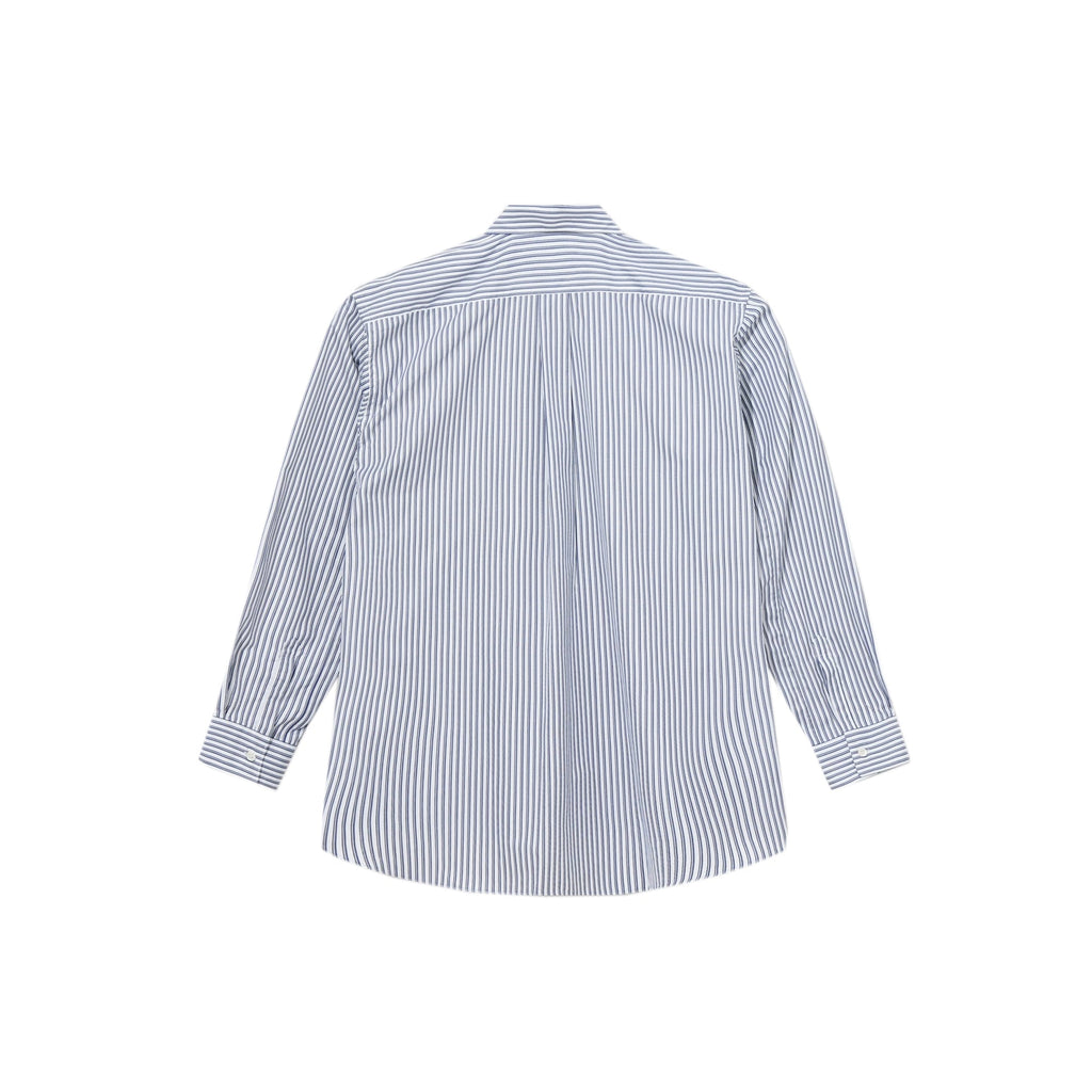 Mens Yarn Dyed Cotton Stripe Shirt Comme des garcons – Гарантія оригінальності – вид ззаду