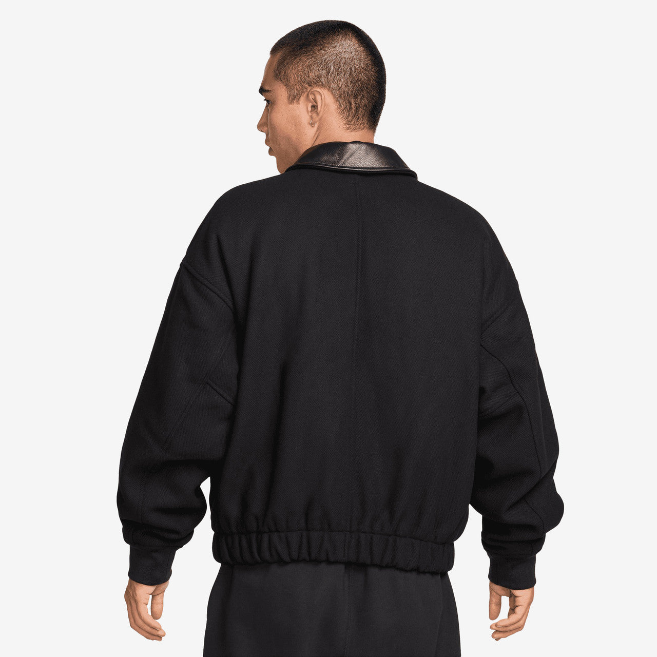 Solo Swoosh Wool Varsity Jacket Nike оригінал – Купити в Україні – вид ззаду